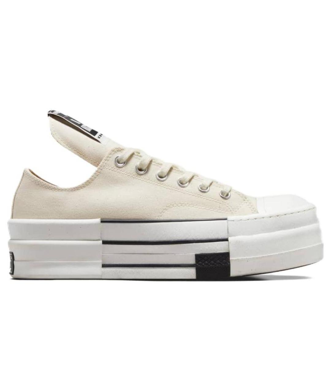 CONVERSE Бежевые текстильные кеды, фото 1