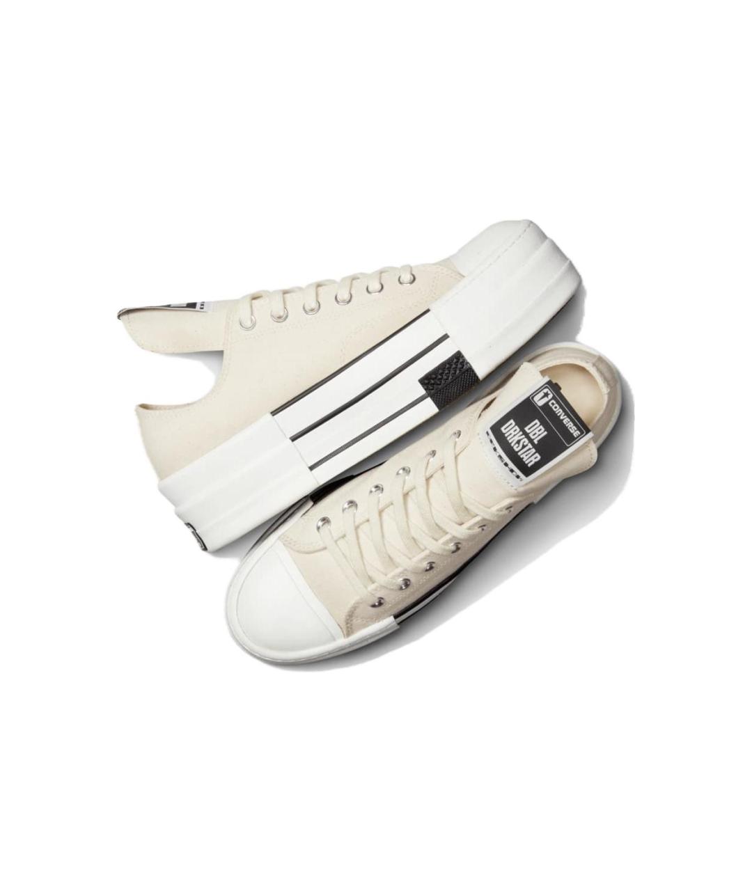 CONVERSE Бежевые текстильные кеды, фото 5