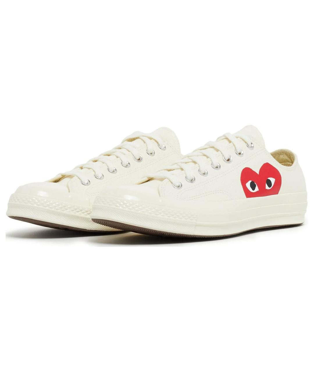 CONVERSE Белые текстильные кеды, фото 4