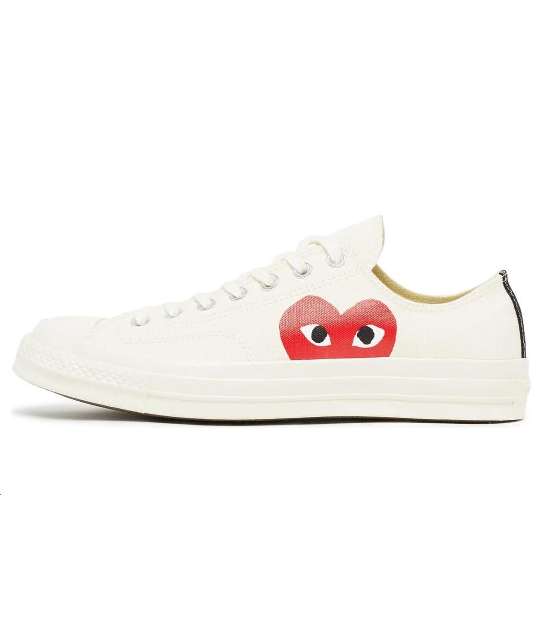 CONVERSE Белые текстильные кеды, фото 3
