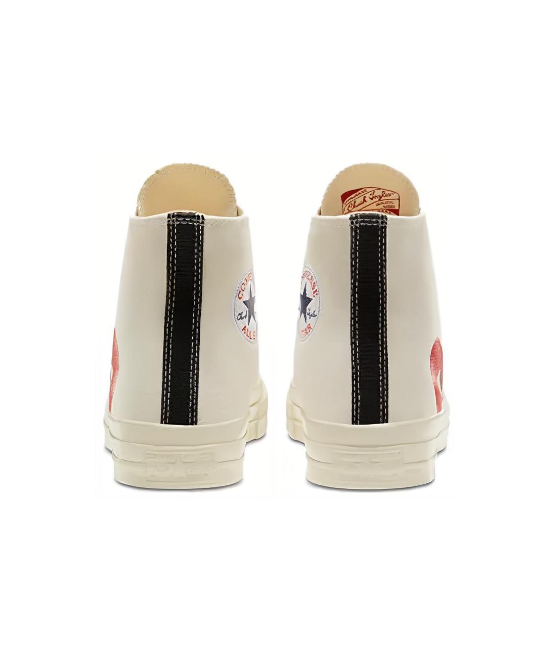 CONVERSE Белые текстильные кеды, фото 4