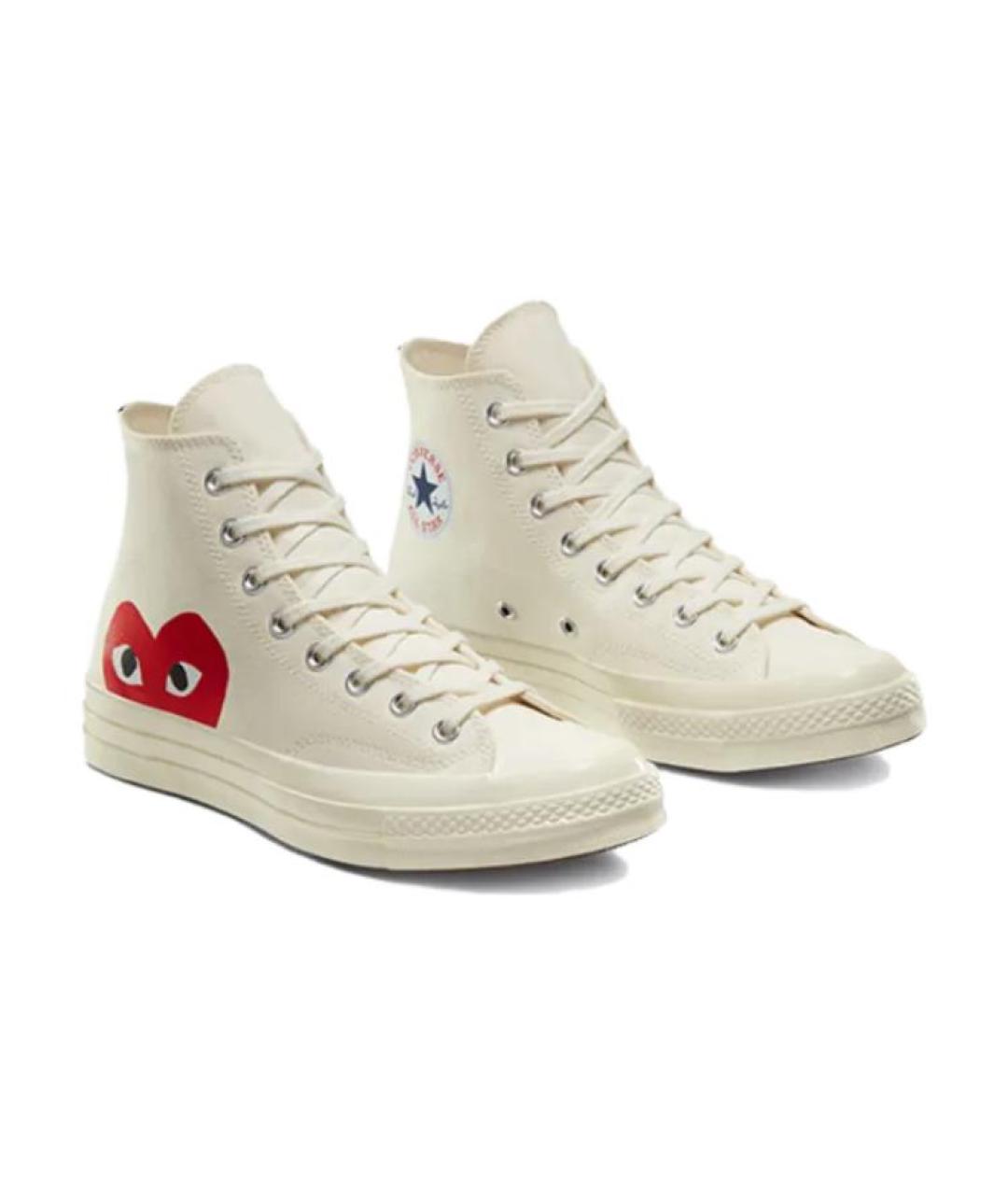 CONVERSE Белые текстильные кеды, фото 3