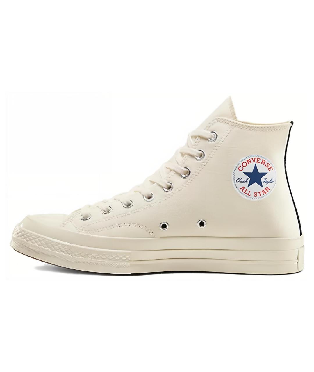 CONVERSE Белые текстильные кеды, фото 2