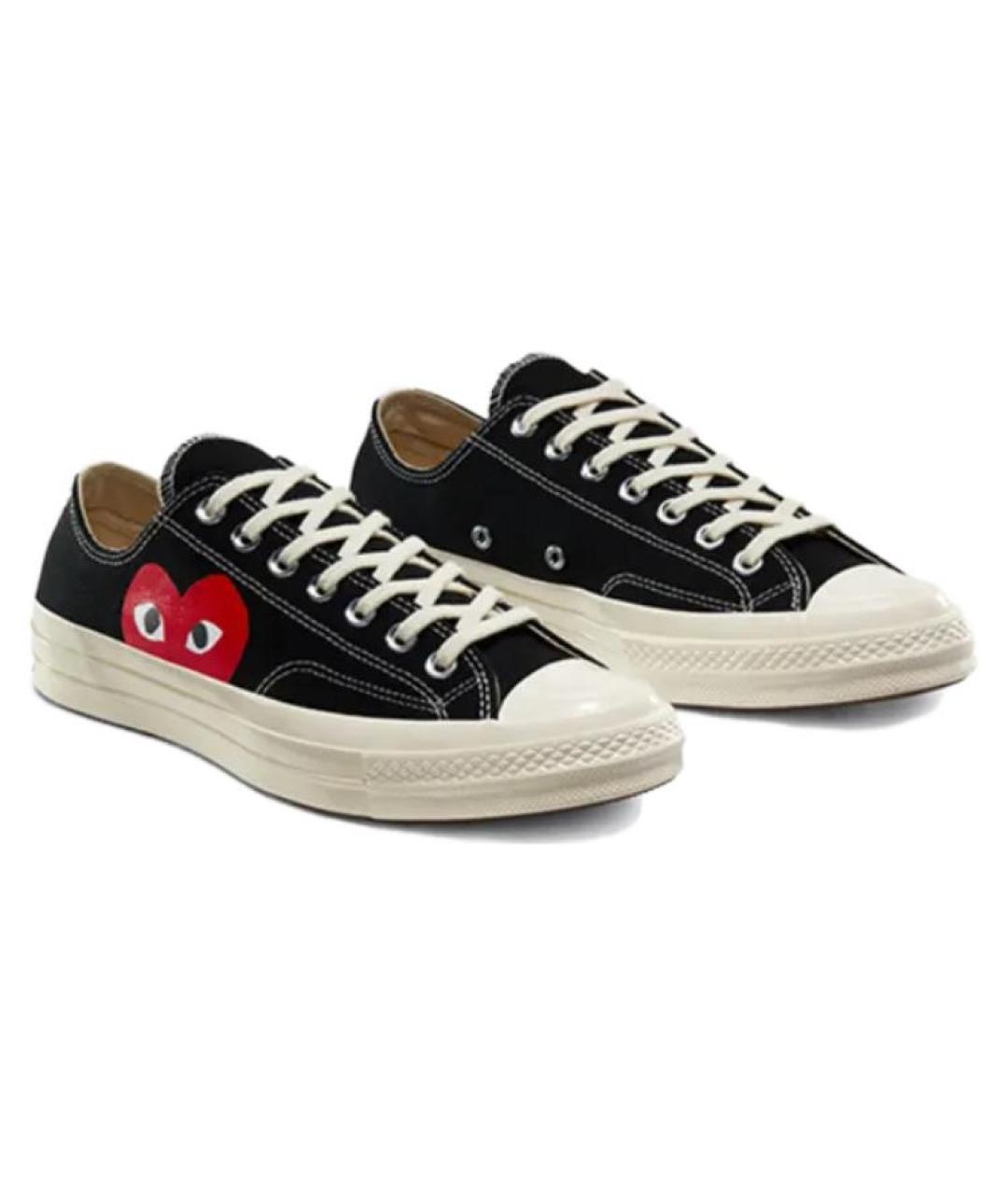 CONVERSE Черные текстильные кеды, фото 4
