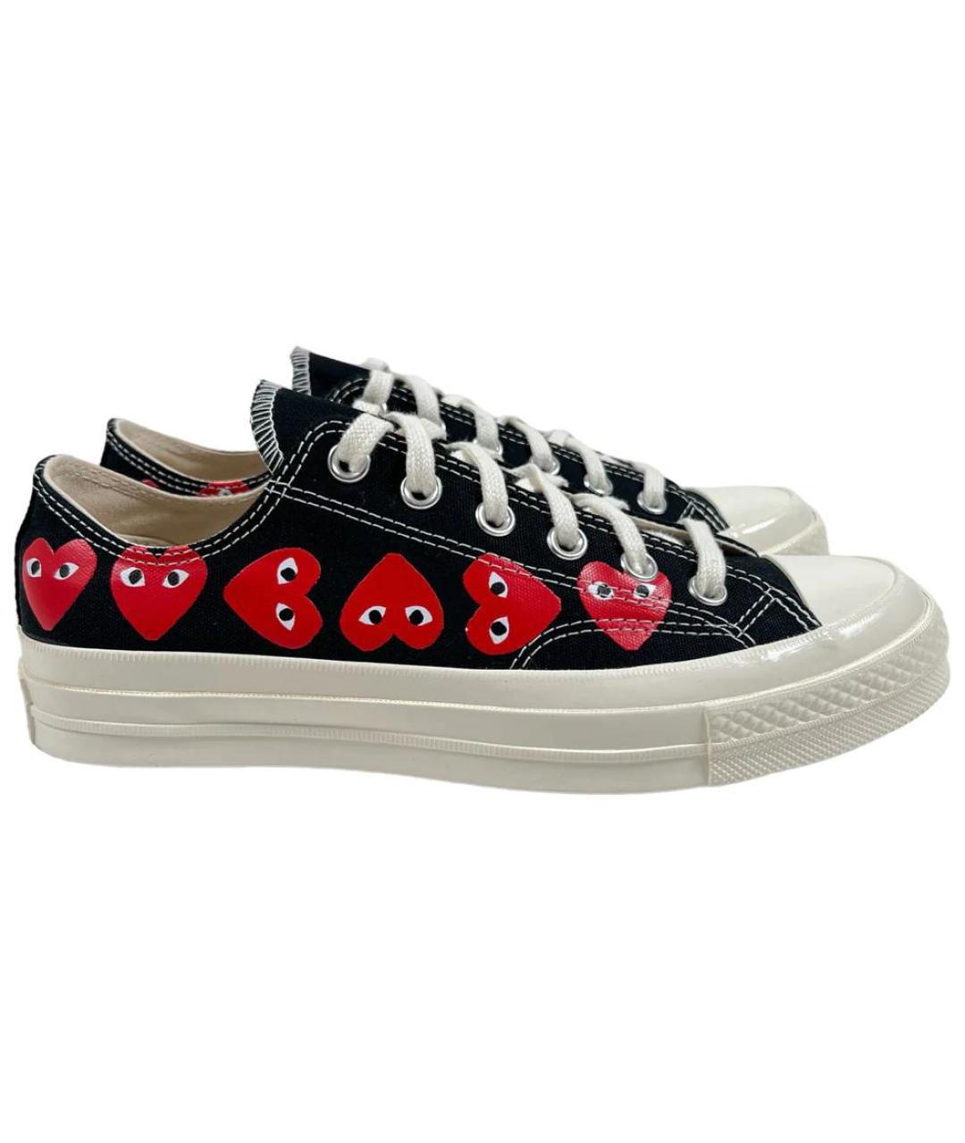 CONVERSE Черные текстильные кеды, фото 4