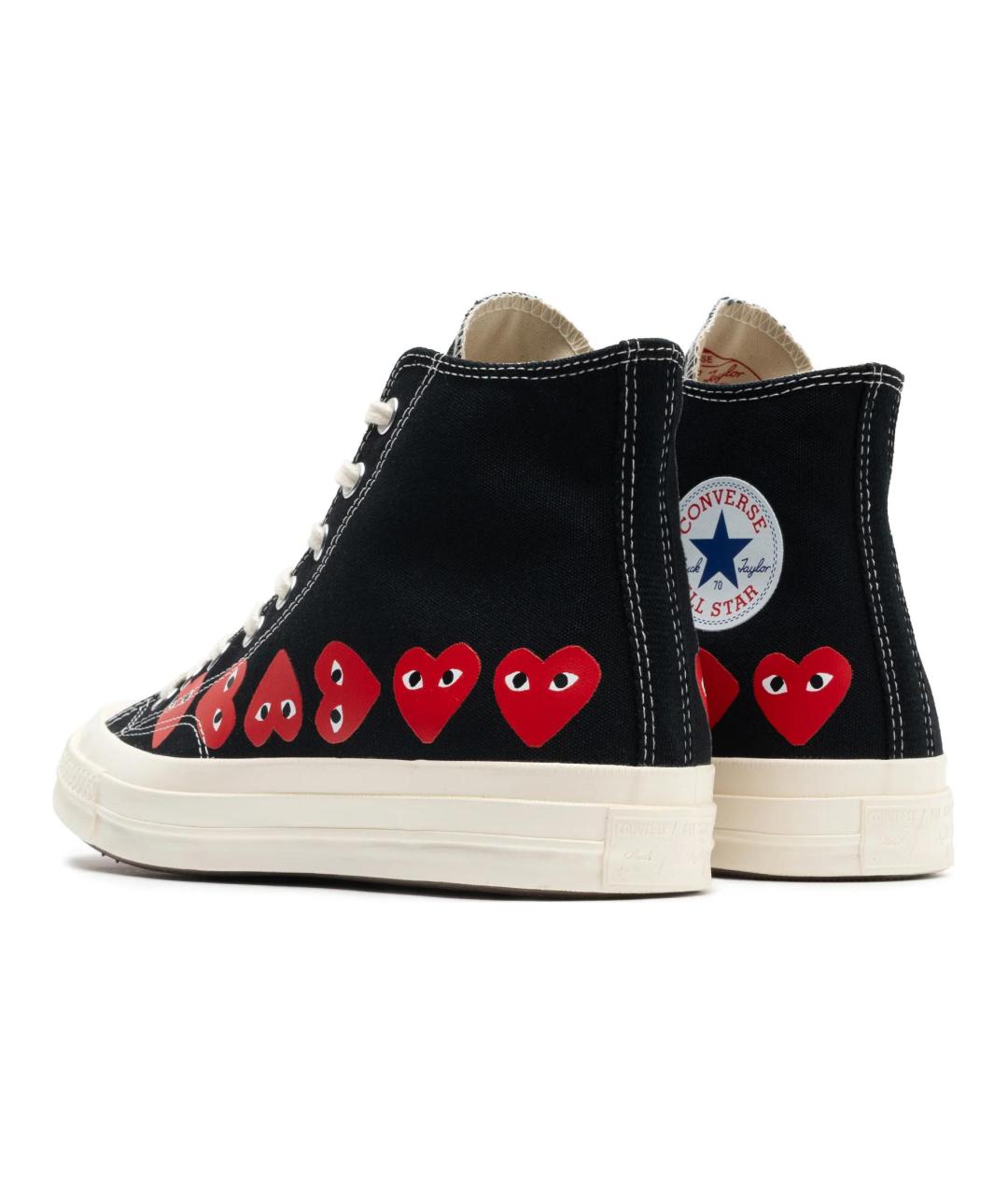 CONVERSE Черные текстильные кеды, фото 4