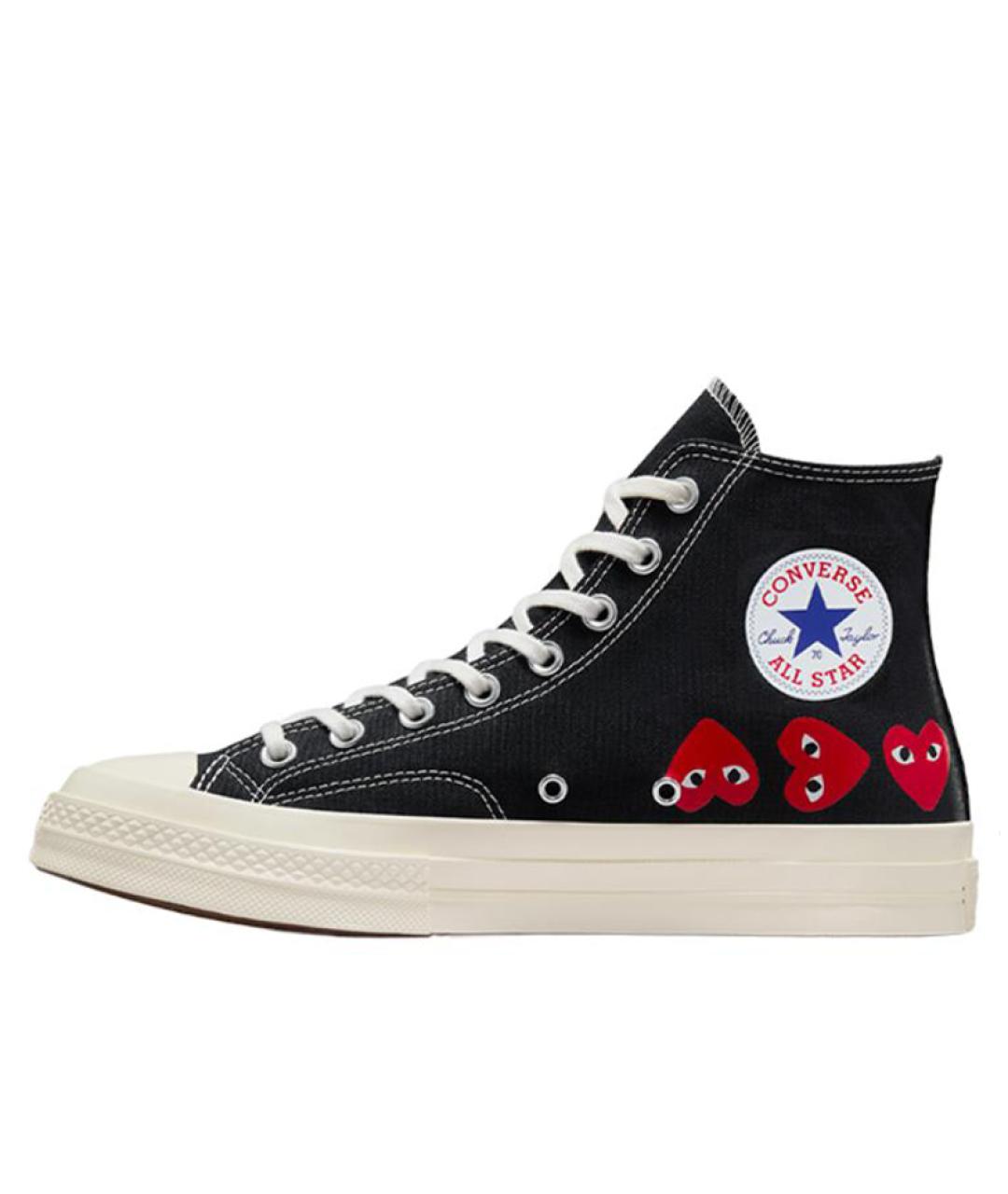 CONVERSE Черные текстильные кеды, фото 6
