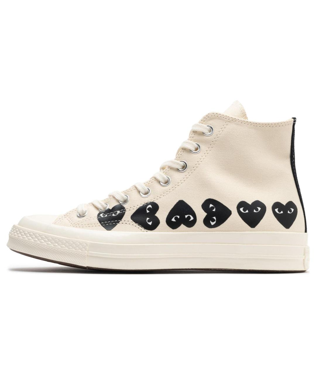 CONVERSE Бежевые текстильные кеды, фото 2