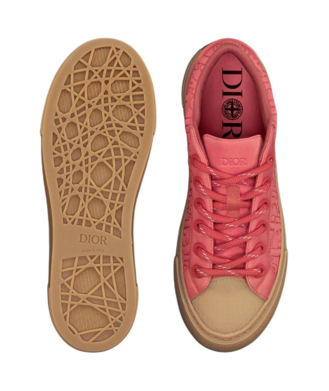 CHRISTIAN DIOR Красные низкие кроссовки / кеды, фото 5