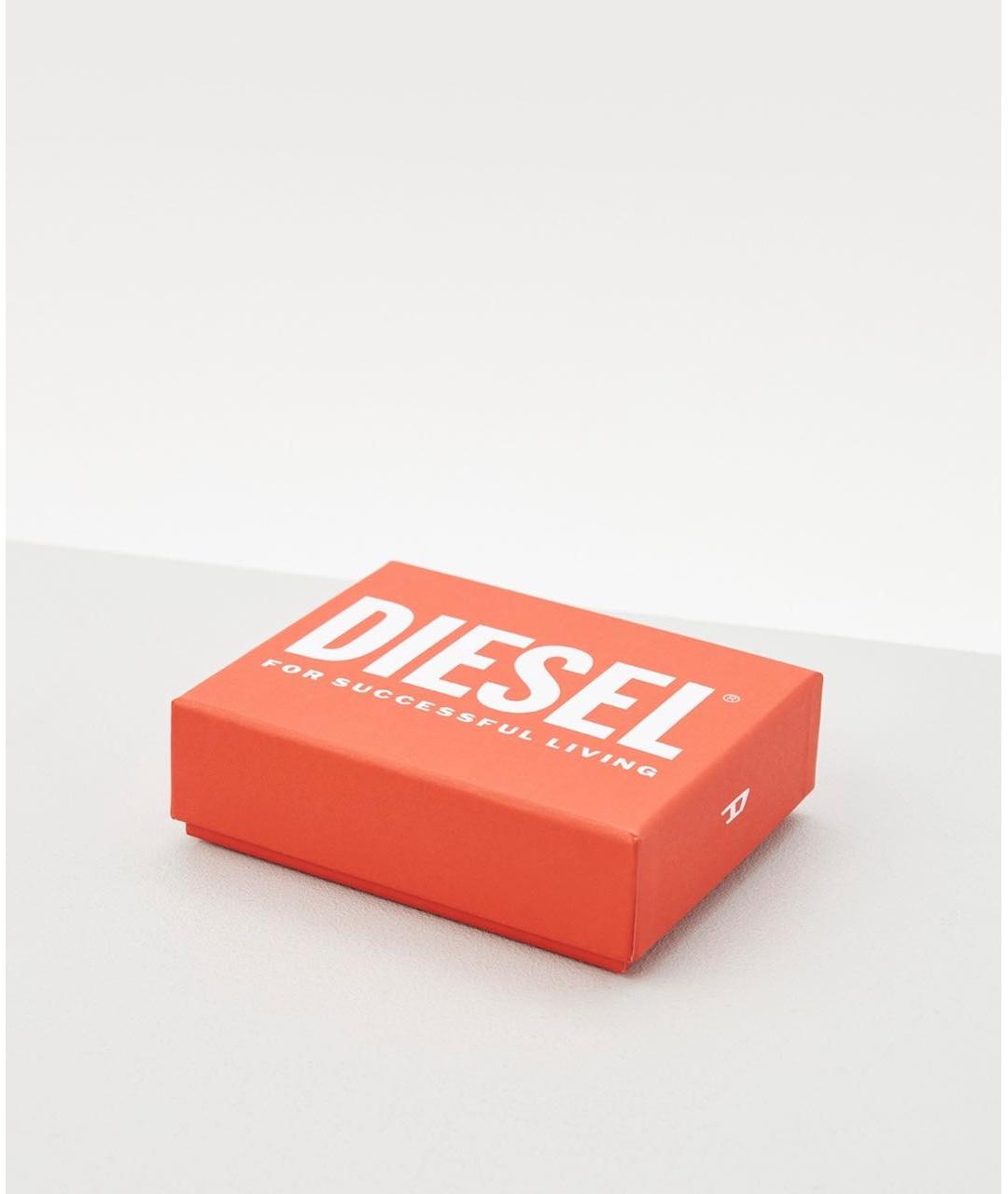 DIESEL Черный полиуретановый кошелек, фото 5