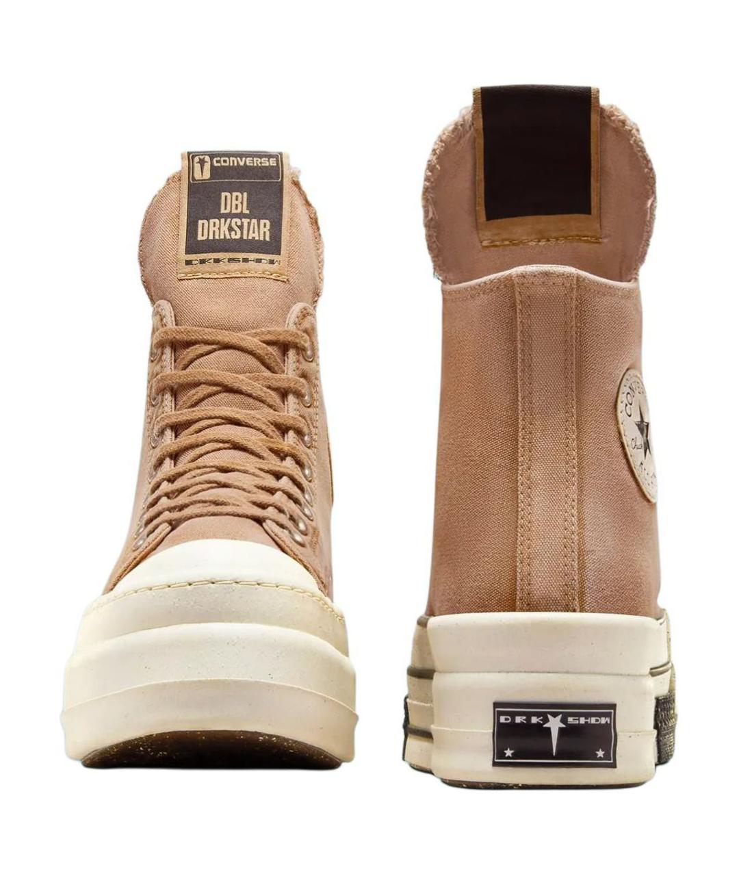 CONVERSE Коричневые текстильные кеды, фото 5