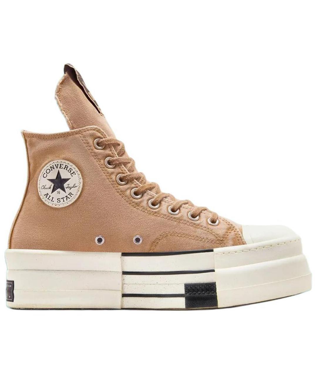 CONVERSE Коричневые текстильные кеды, фото 1