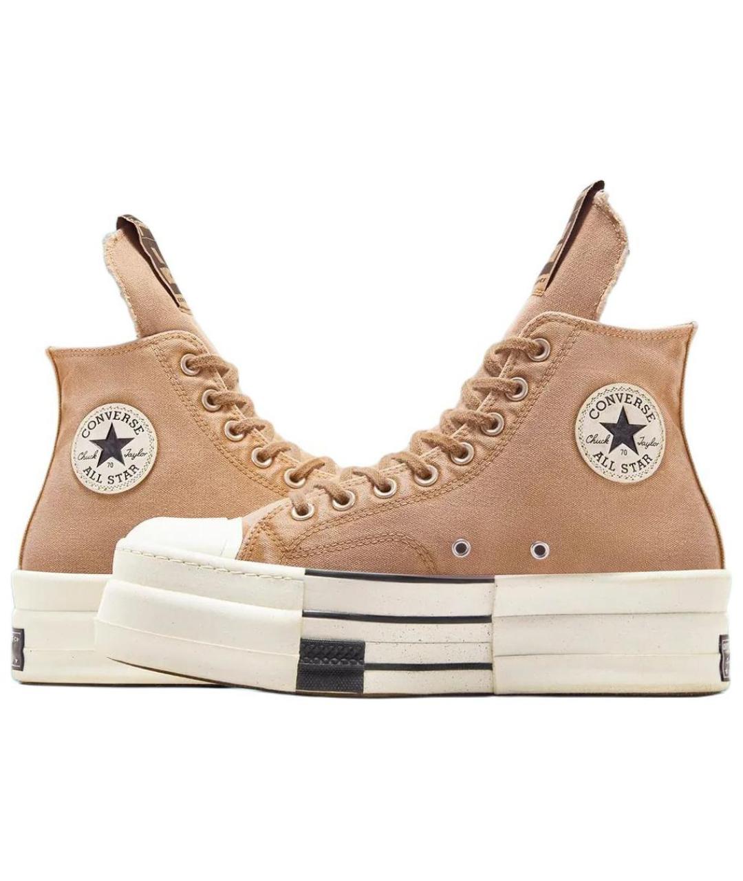 CONVERSE Коричневые текстильные кеды, фото 3