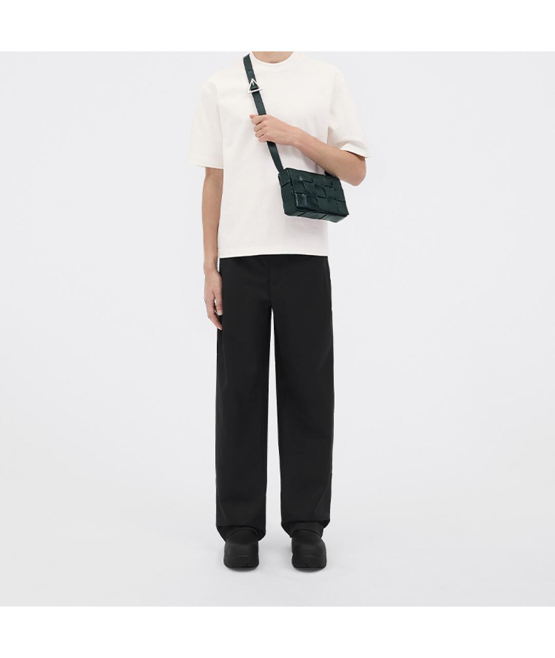 BOTTEGA VENETA Зеленая кожаная сумка через плечо, фото 5