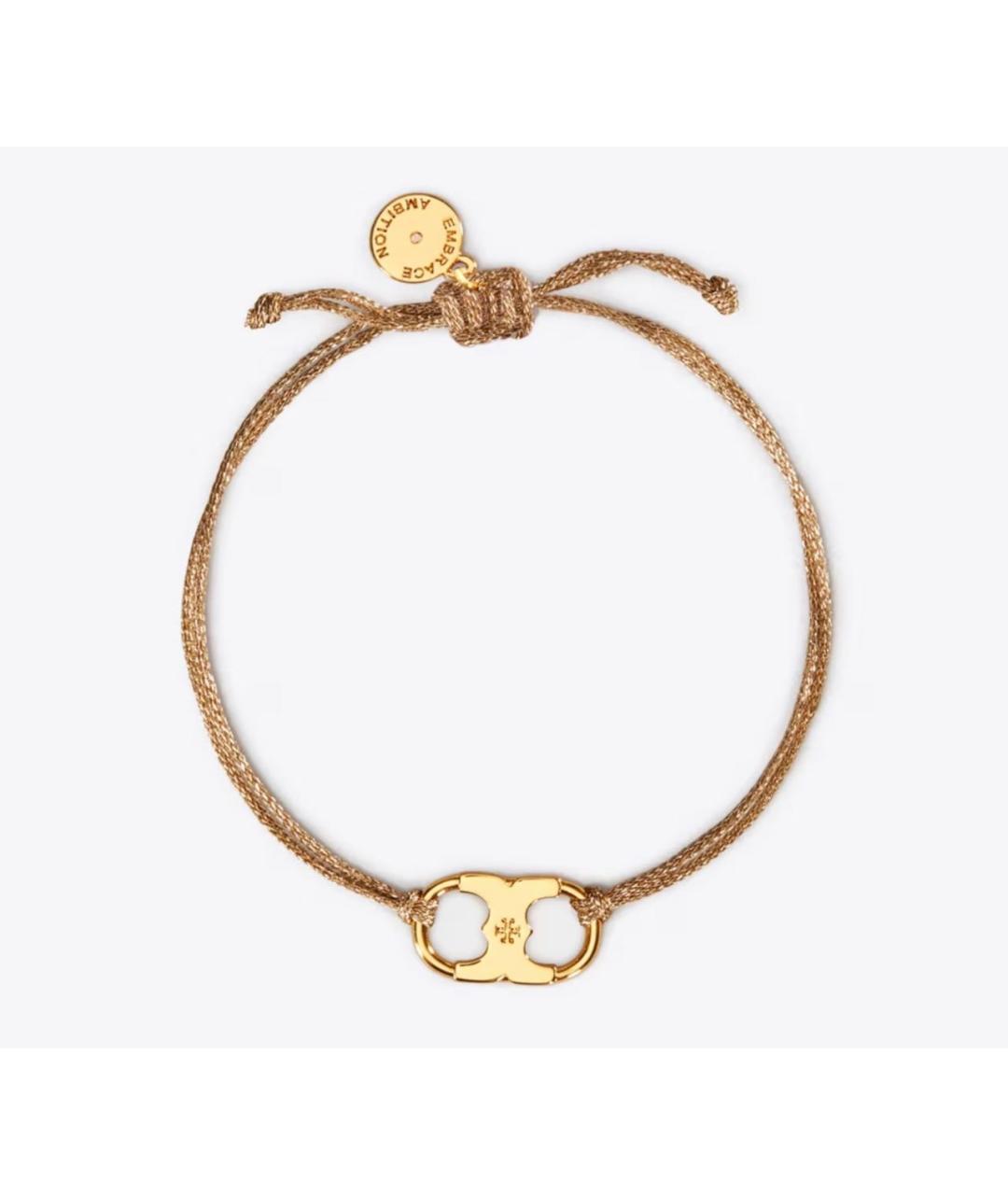 TORY BURCH Золотой латунный браслет, фото 5