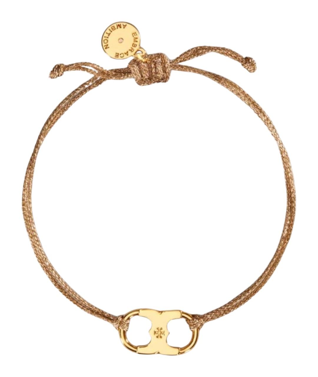TORY BURCH Золотой латунный браслет, фото 1