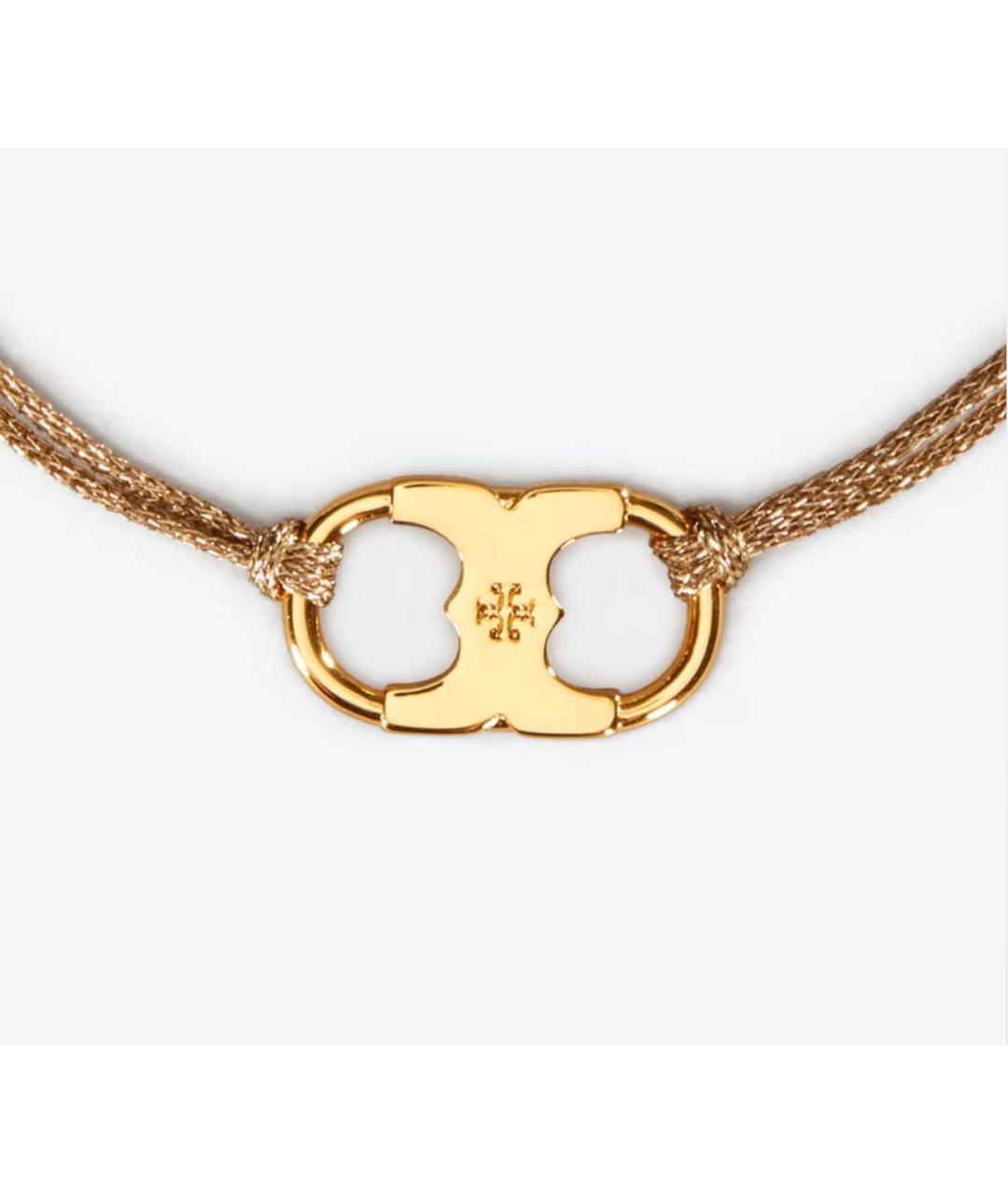 TORY BURCH Золотой латунный браслет, фото 2