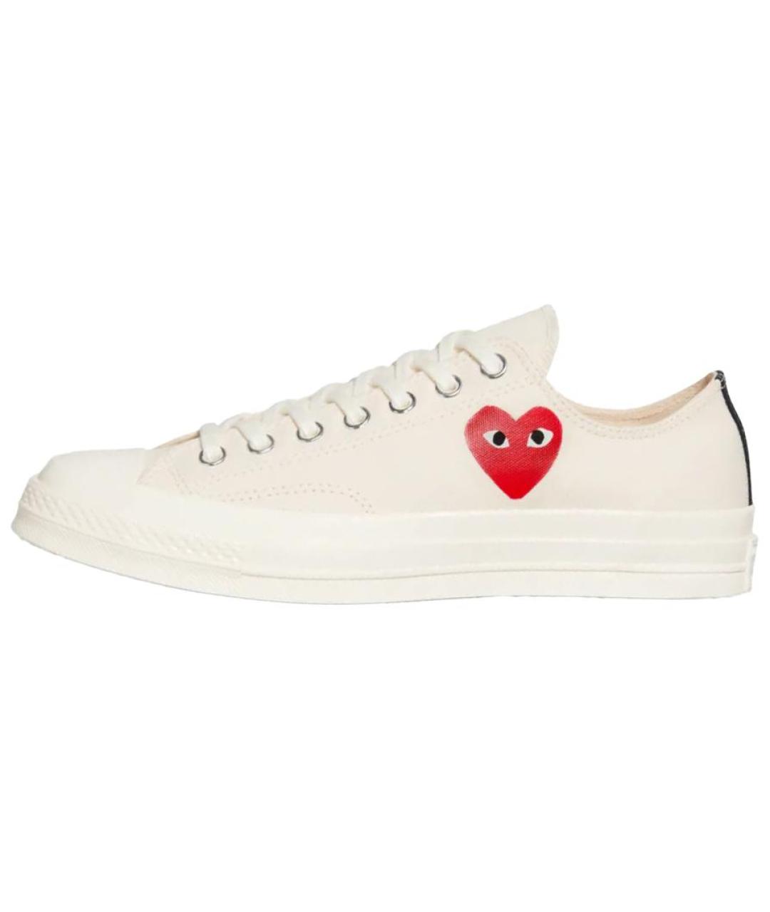 CONVERSE Белые текстильные кеды, фото 5