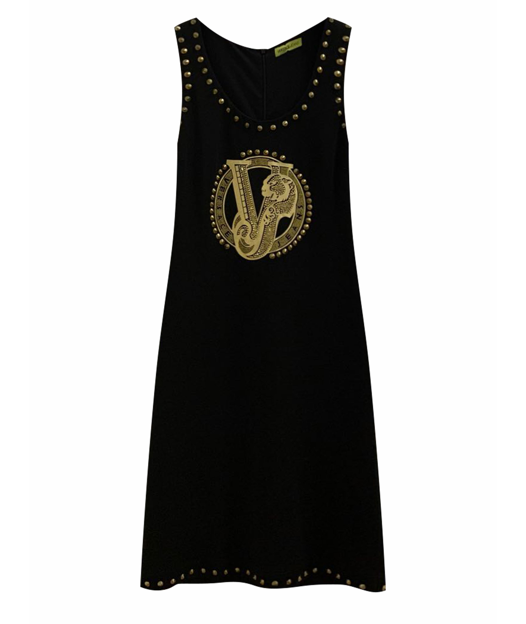VERSACE JEANS COUTURE Черное полиэстеровое повседневное платье, фото 1