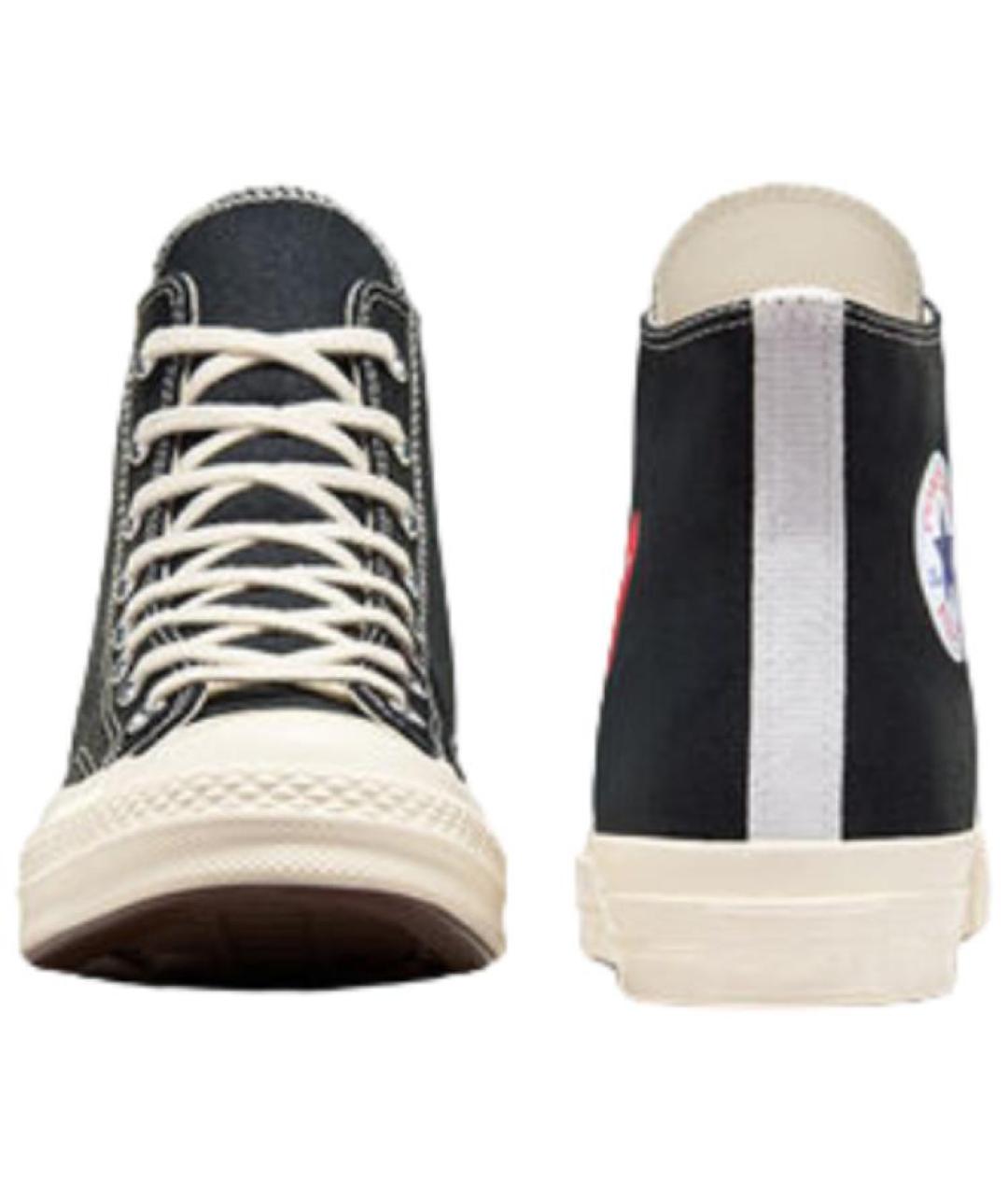 CONVERSE Черные текстильные кеды, фото 4