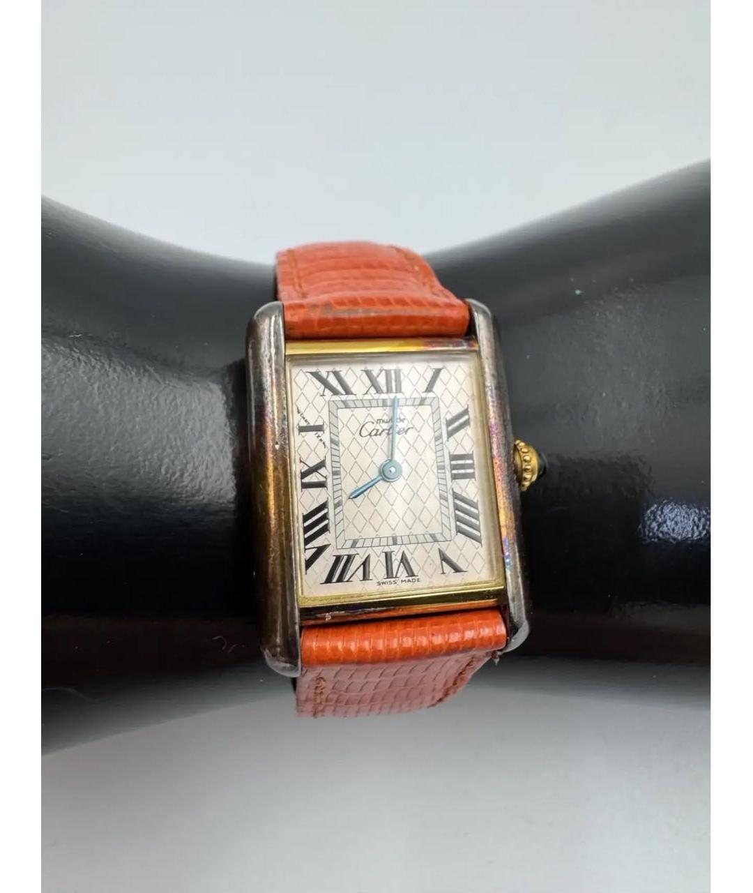 CARTIER Серебряные серебряные часы, фото 9