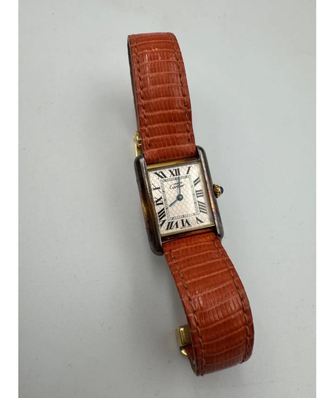 CARTIER Серебряные серебряные часы, фото 3