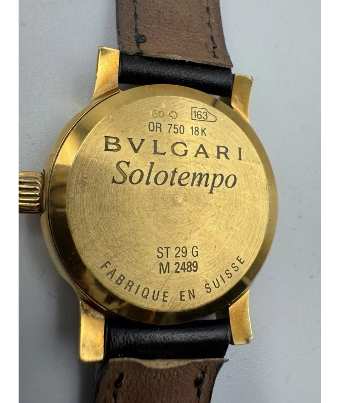 BVLGARI Золотые часы из желтого золота, фото 2
