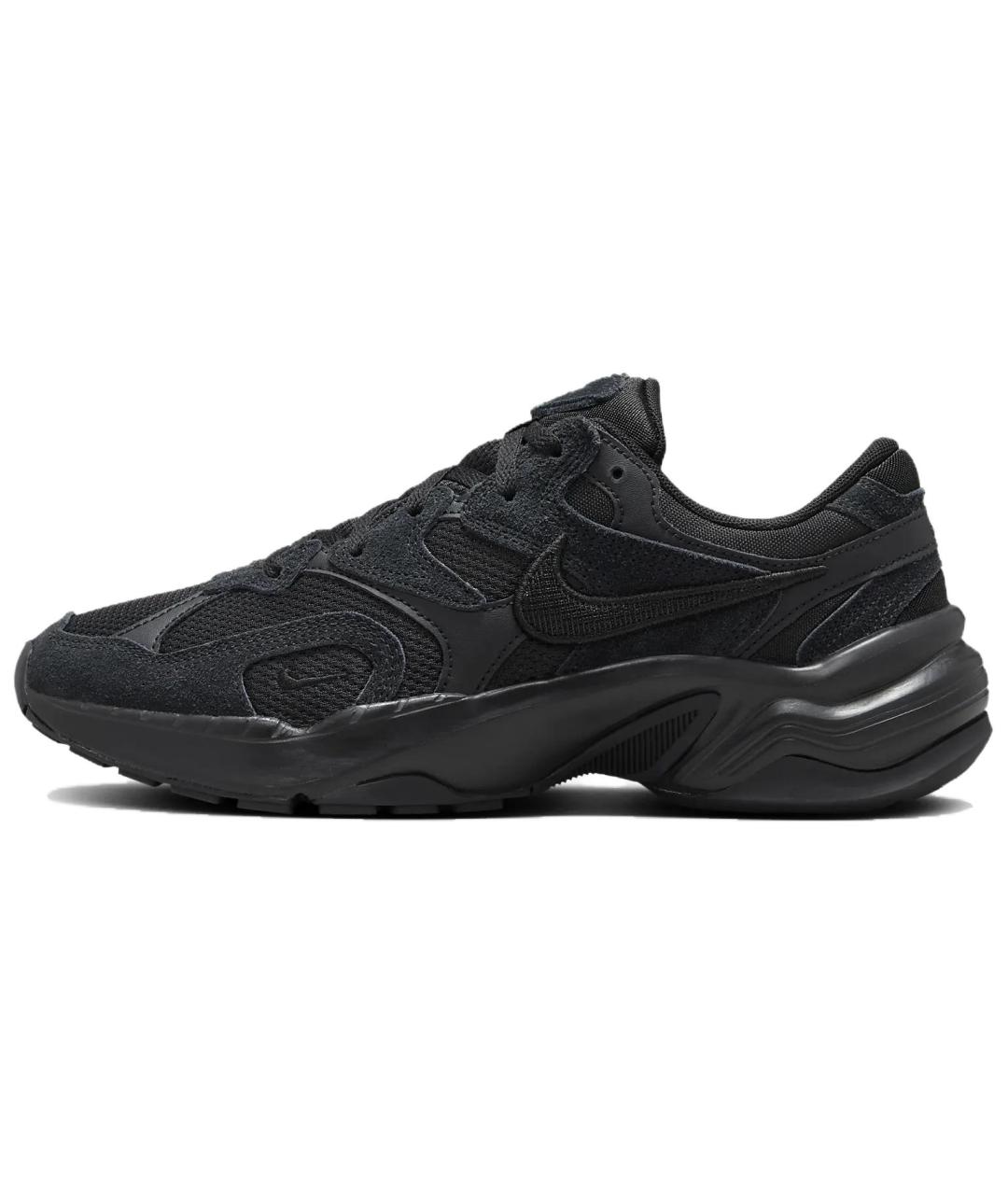 NIKE Черные кожаные кроссовки, фото 5