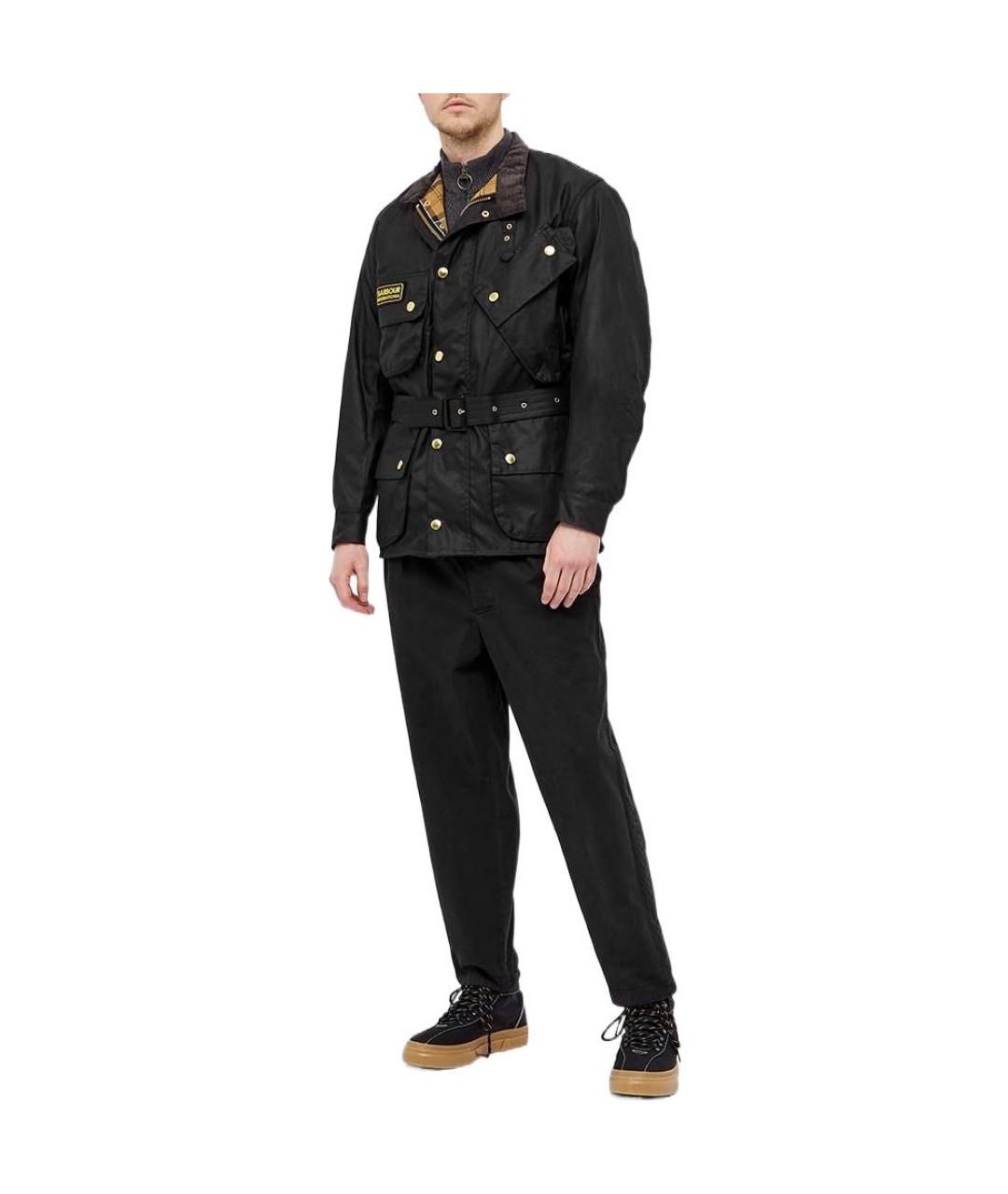 BARBOUR Черная куртка, фото 4