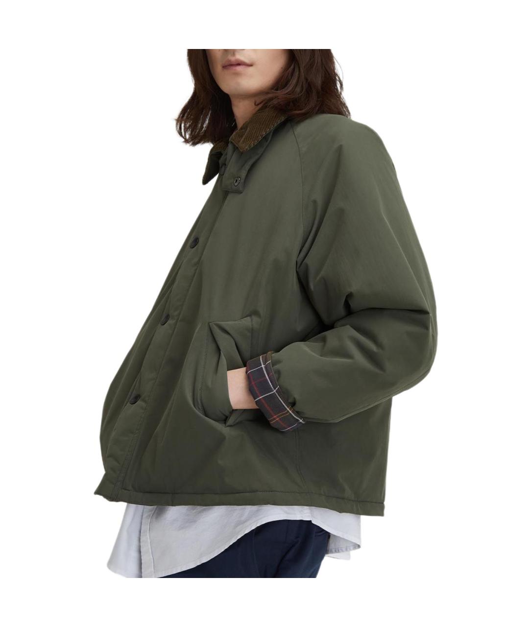 BARBOUR Зеленая куртка, фото 4