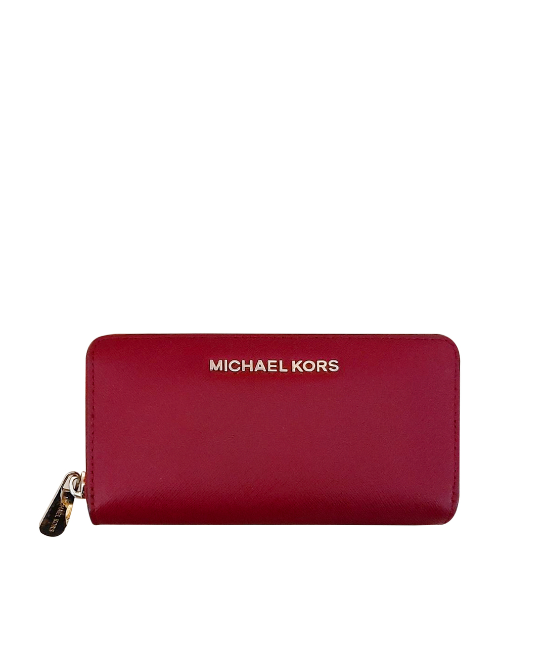 MICHAEL KORS Бордовый кожаный кошелек, фото 1