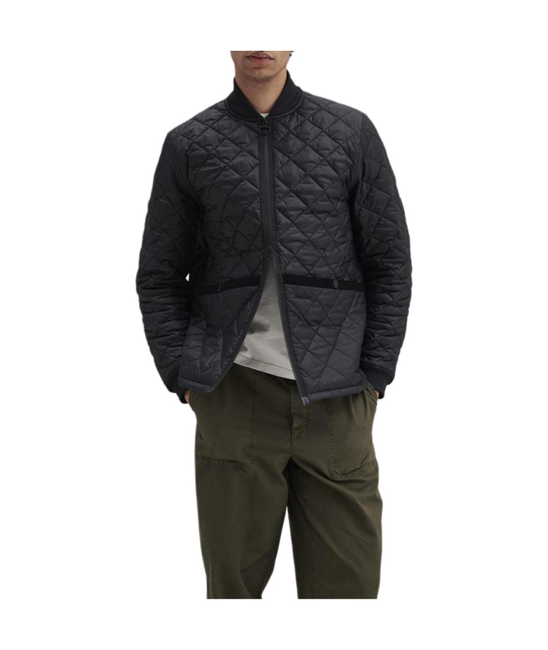 BARBOUR Черная куртка, фото 4
