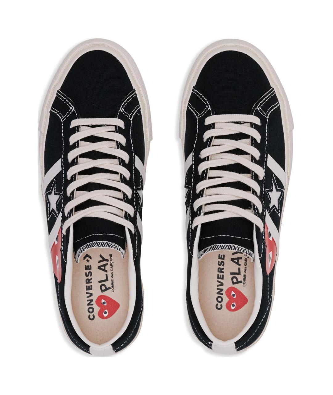 CONVERSE Черные кеды, фото 4