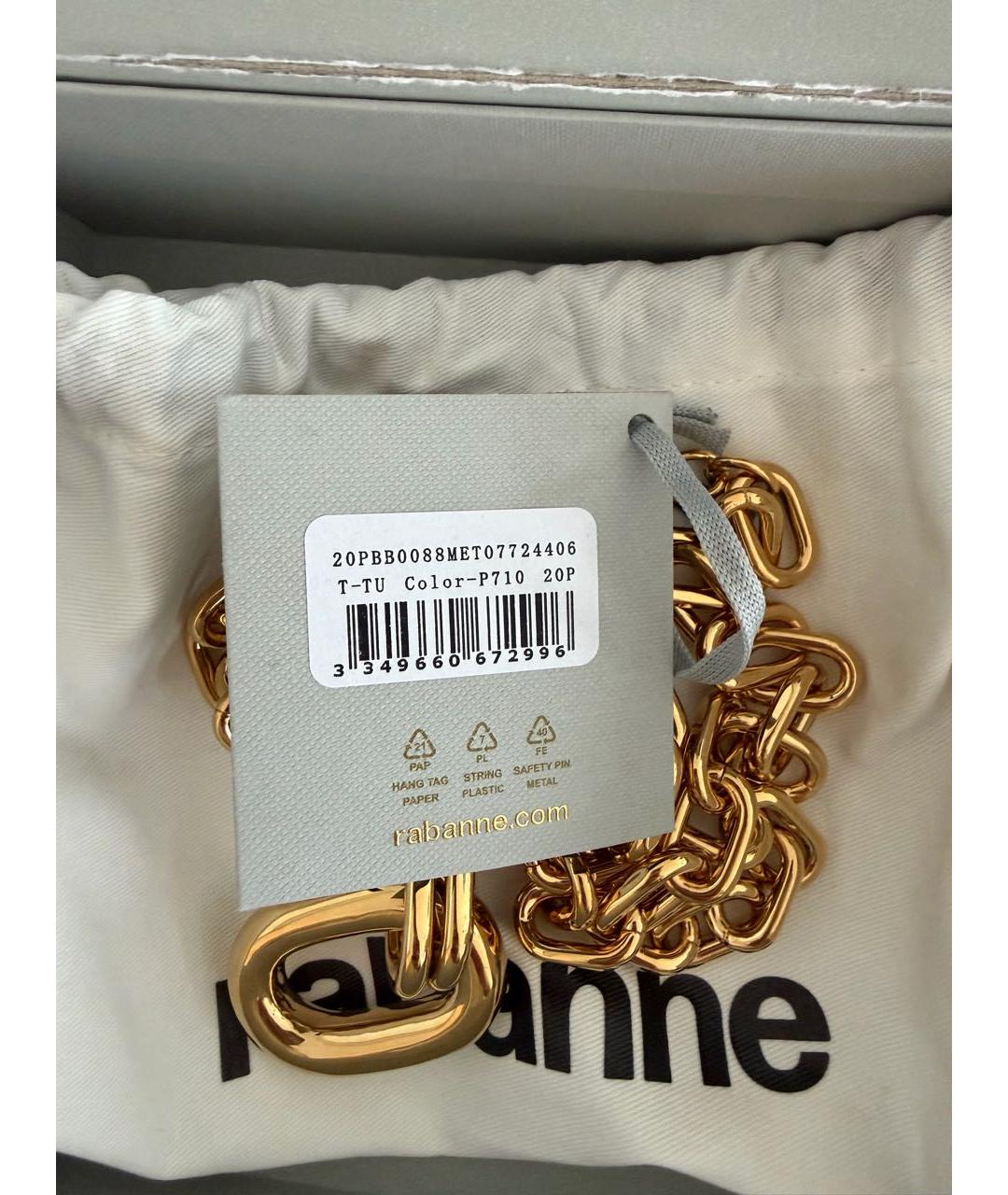 PACO RABANNE Золотая цепочка, фото 2