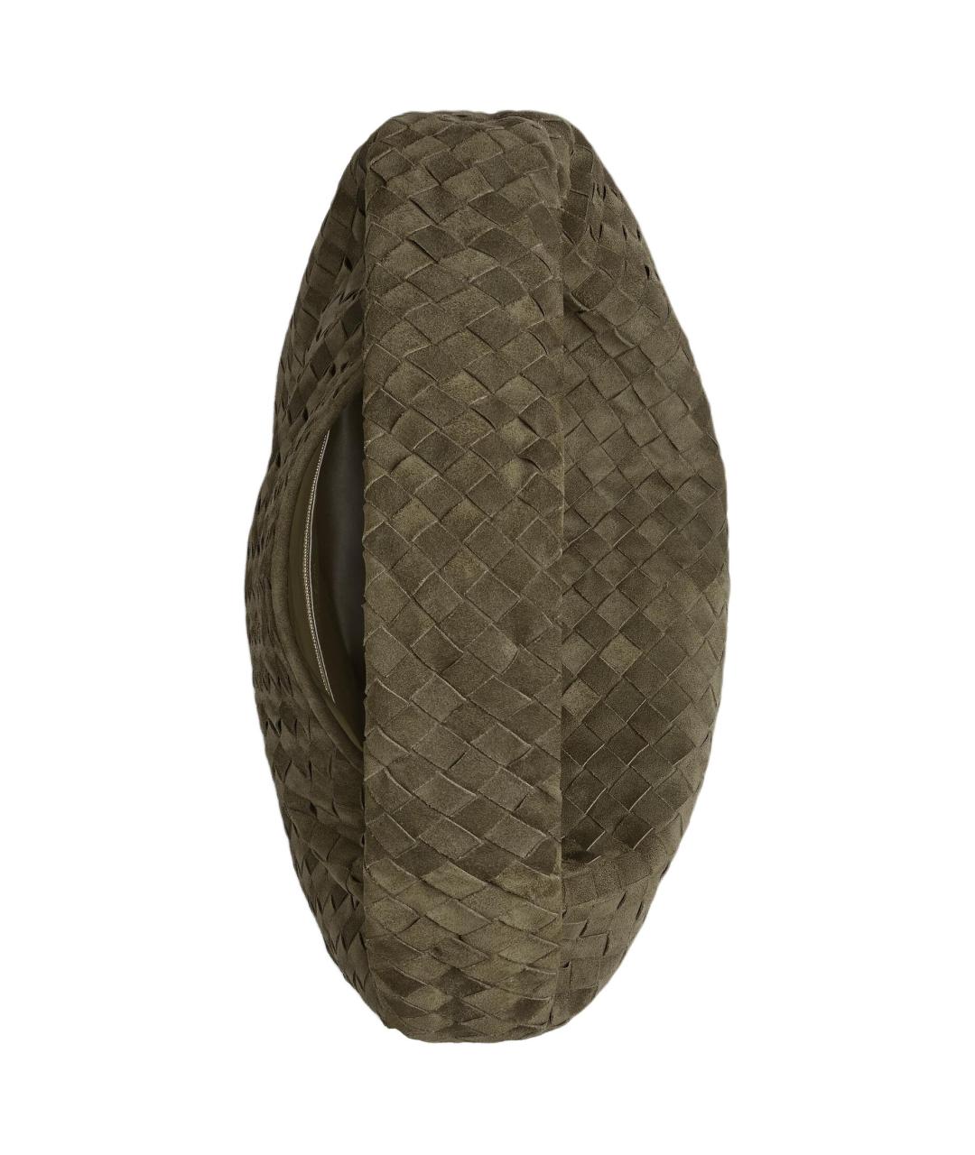 BOTTEGA VENETA Зеленая кожаная сумка через плечо, фото 4