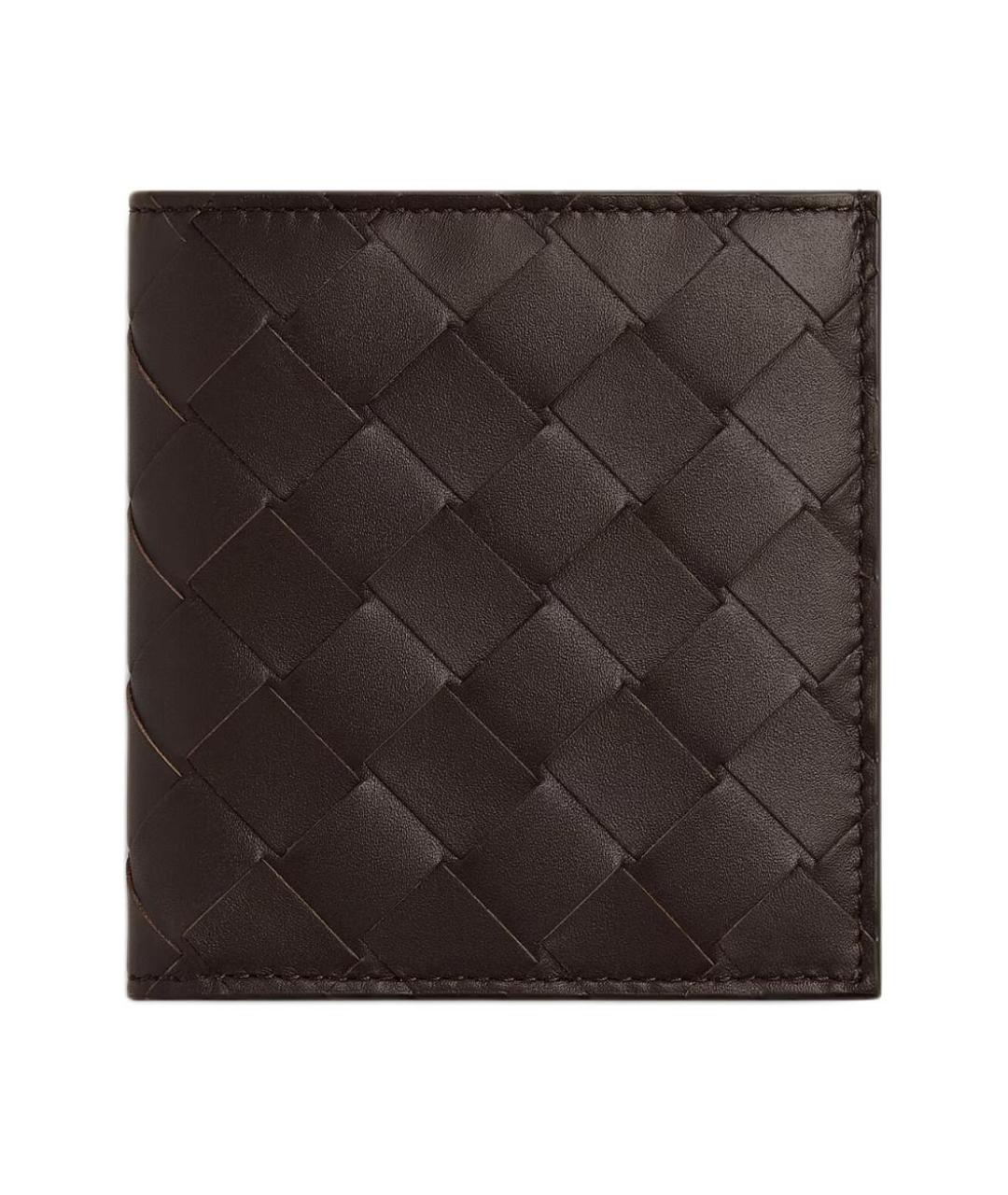 BOTTEGA VENETA Коричневый кожаный кошелек, фото 1