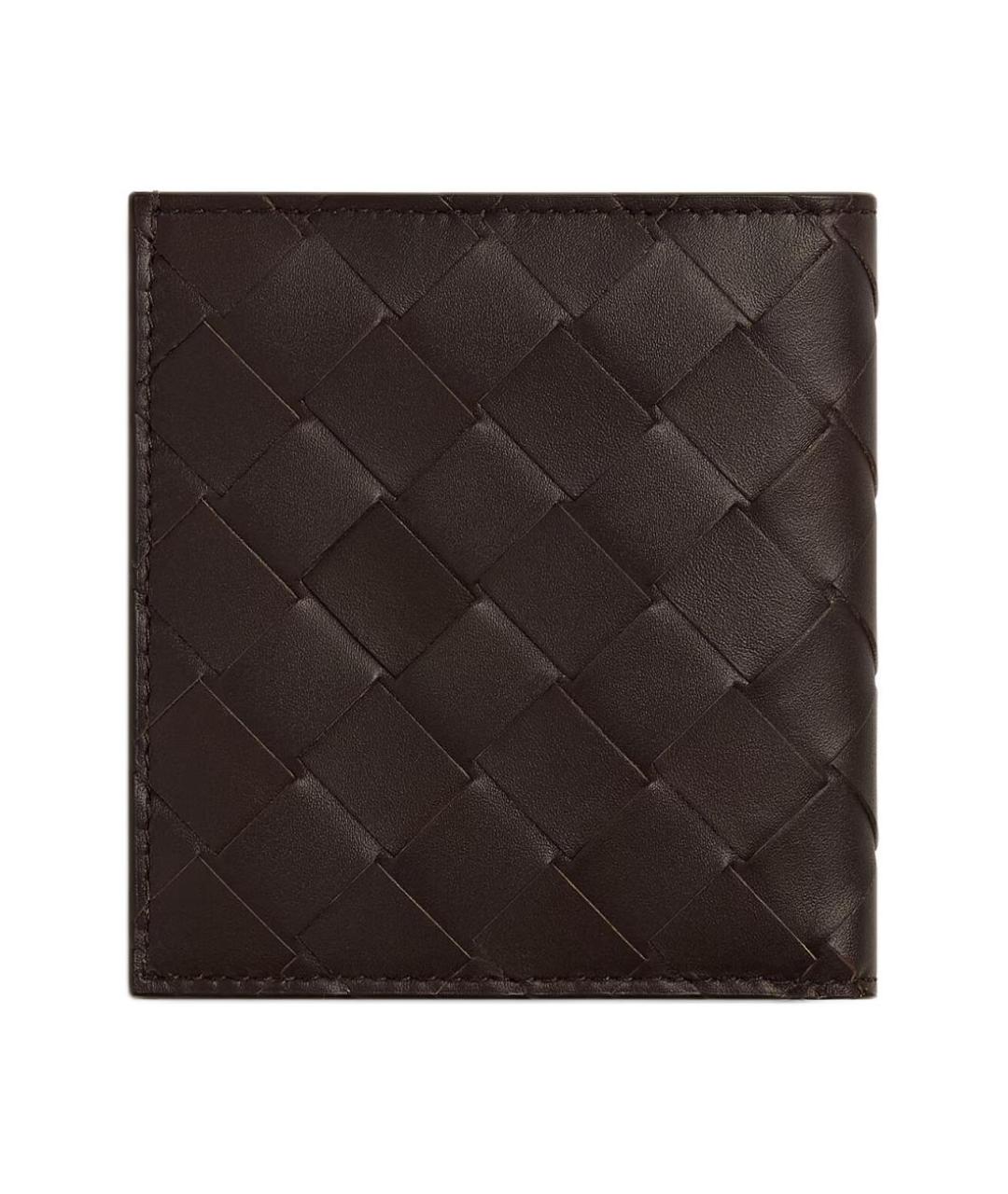 BOTTEGA VENETA Коричневый кожаный кошелек, фото 2