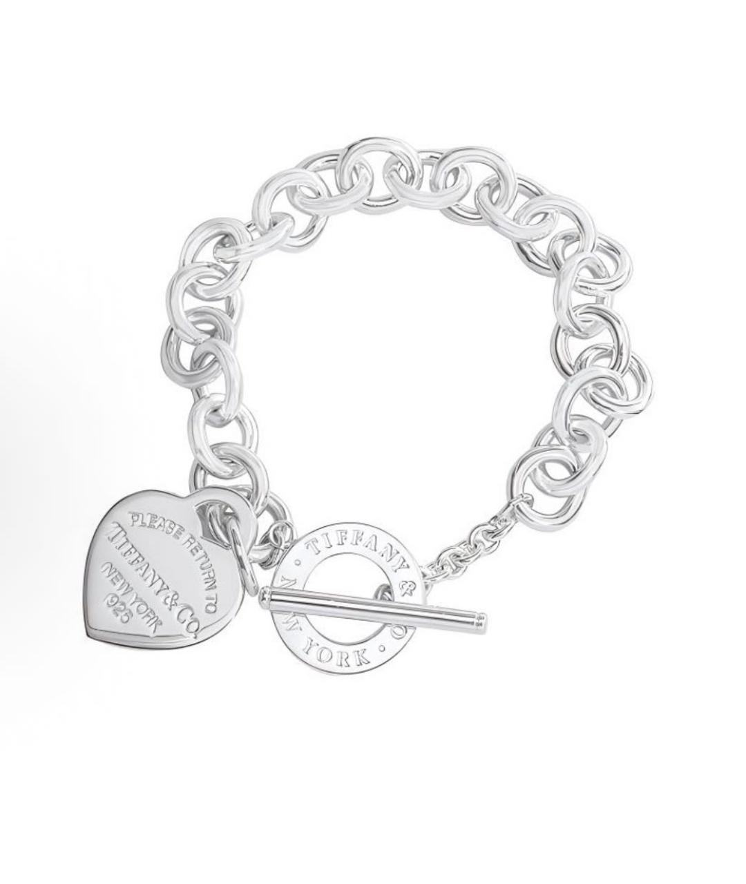TIFFANY&CO Серебряный серебряный браслет, фото 9