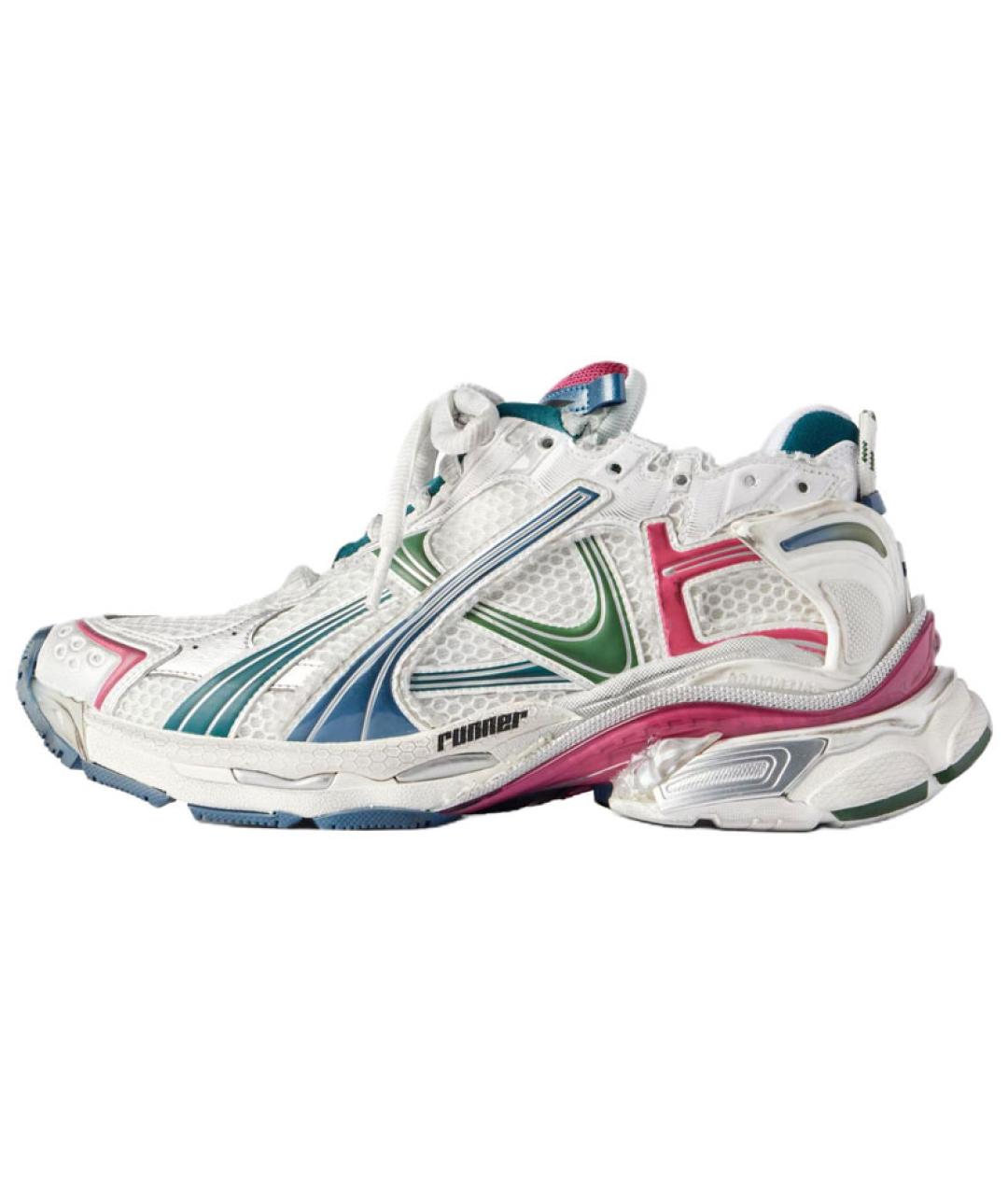 BALENCIAGA Белые кроссовки, фото 6