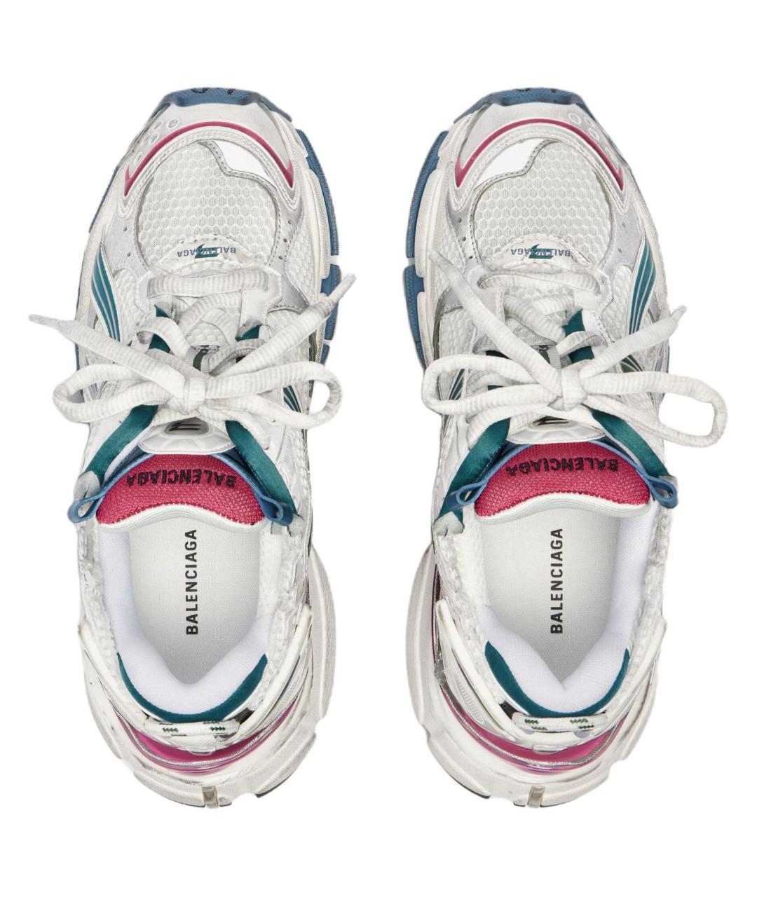 BALENCIAGA Белые кроссовки, фото 5