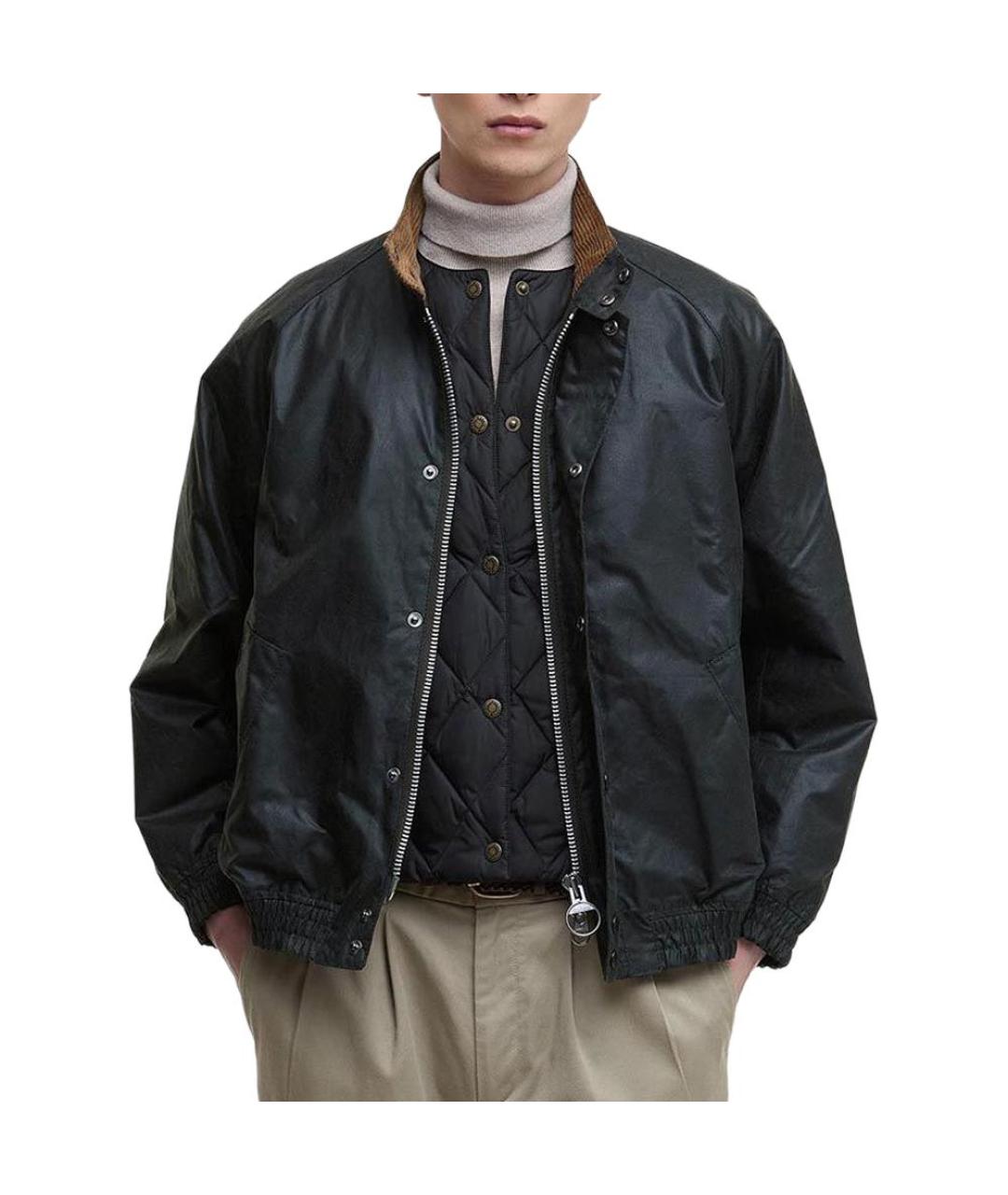 BARBOUR Зеленая хлопковая куртка, фото 4