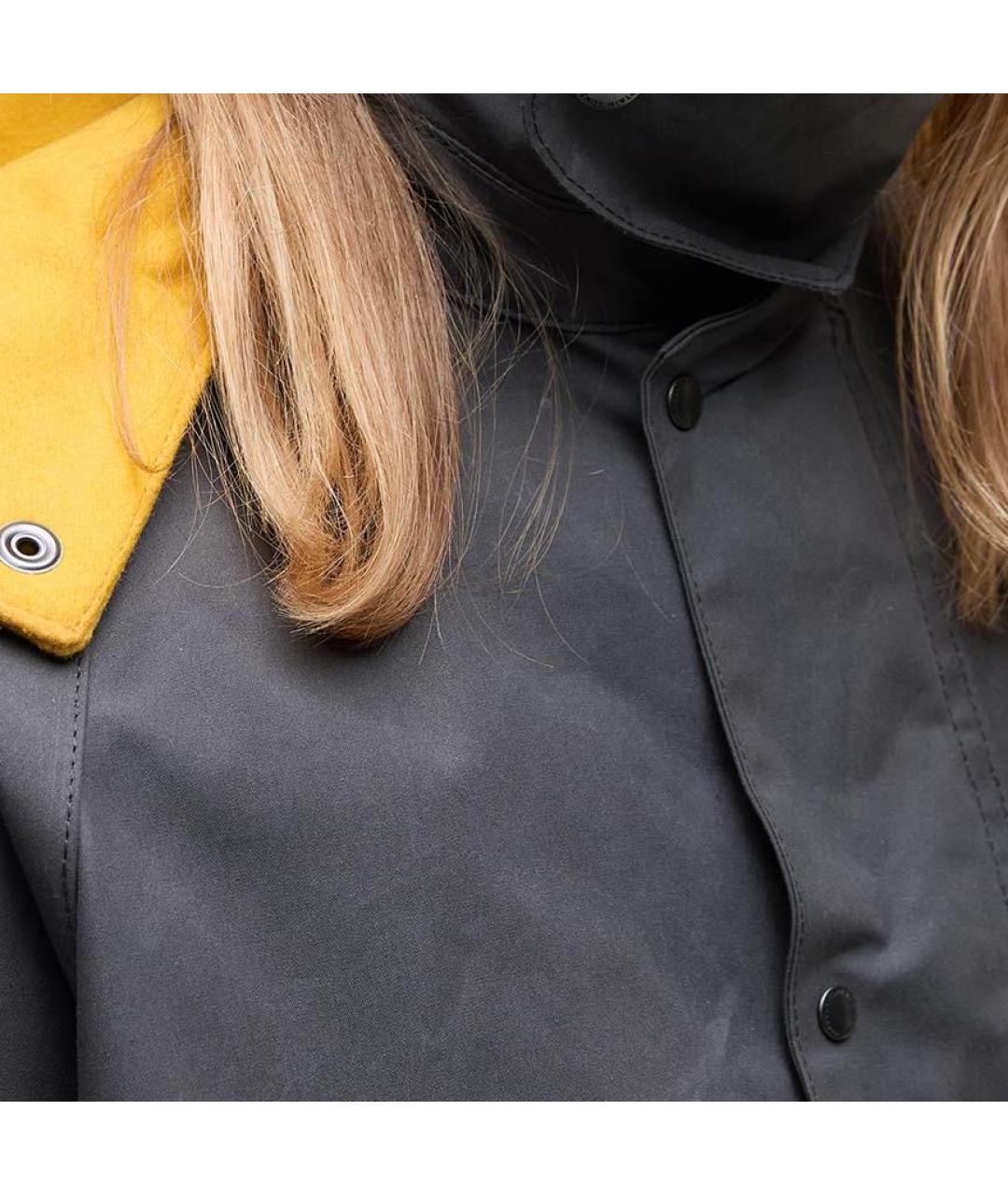 BARBOUR Серая хлопковая куртка, фото 5