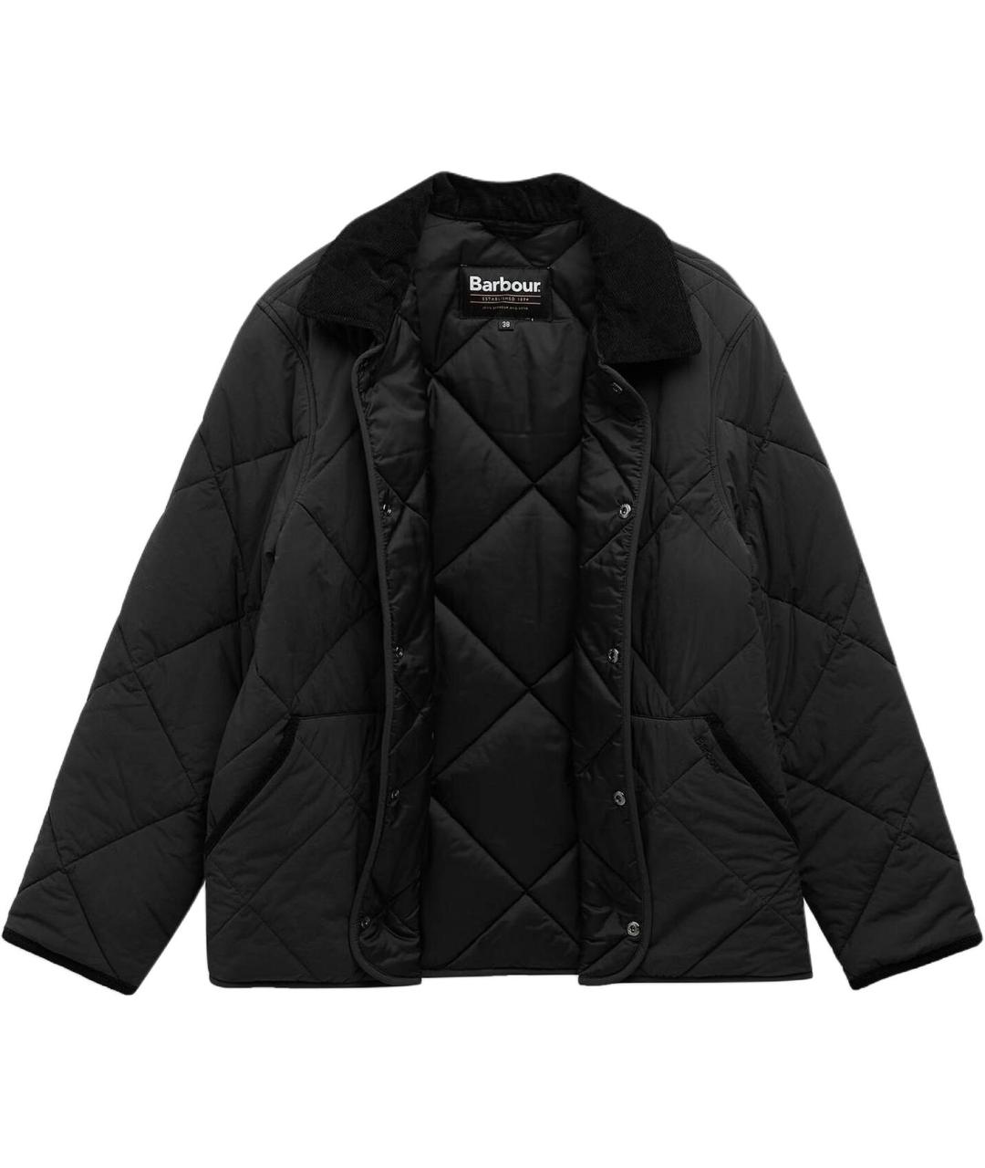 BARBOUR Черная куртка, фото 2