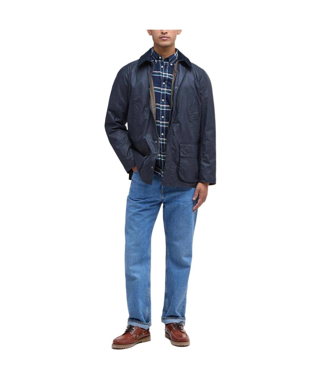 BARBOUR Темно-синяя куртка, фото 4