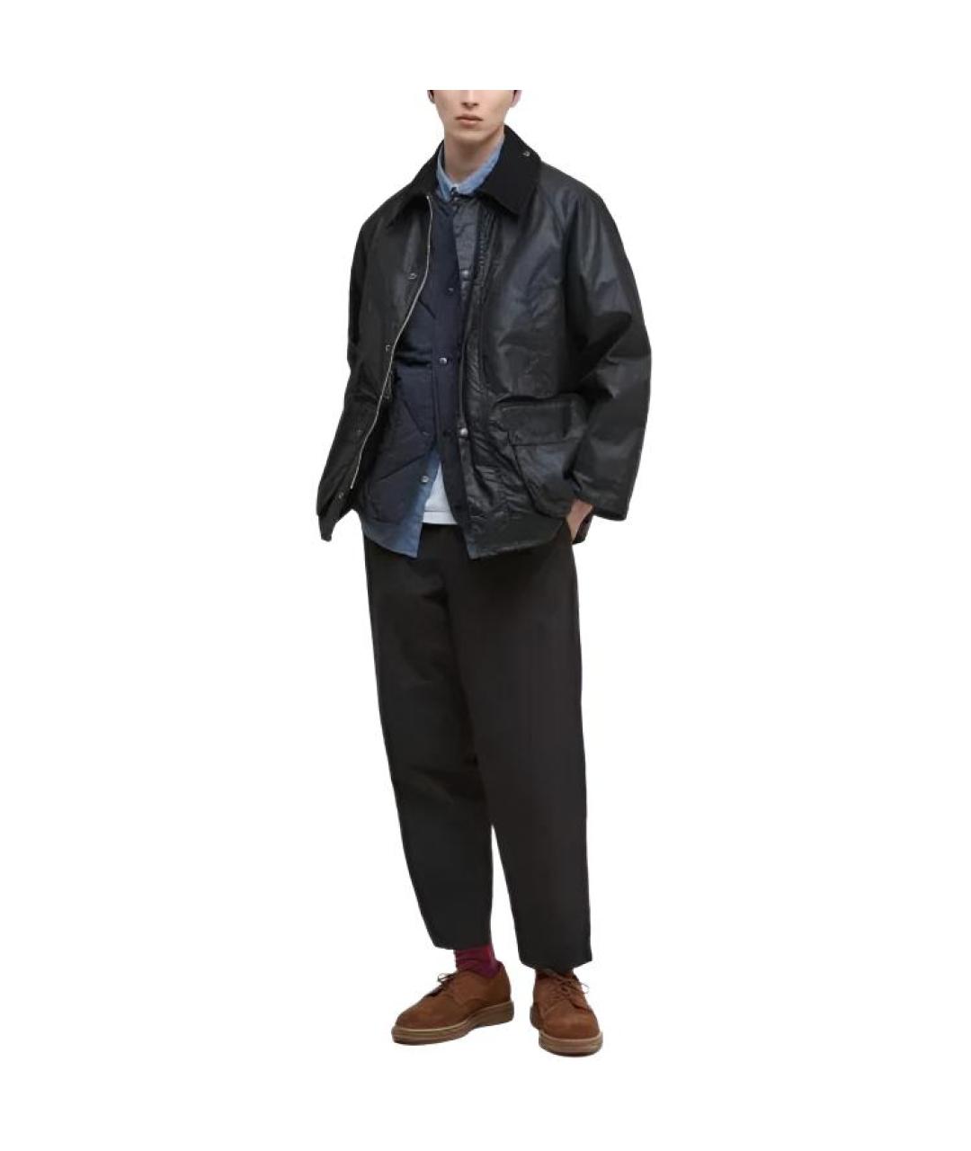 BARBOUR Черная куртка, фото 6