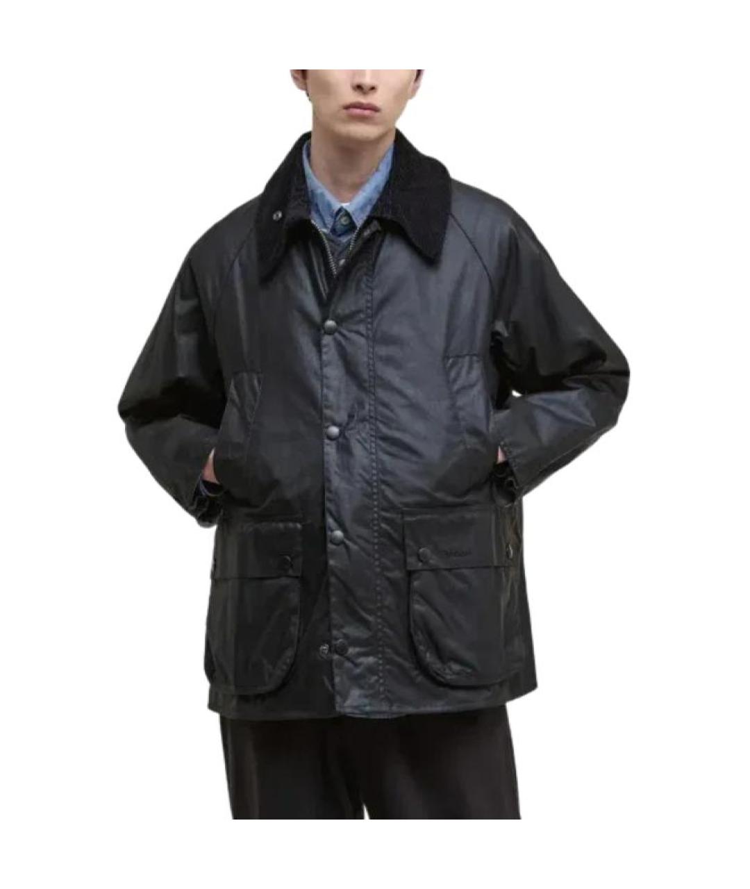 BARBOUR Черная куртка, фото 7