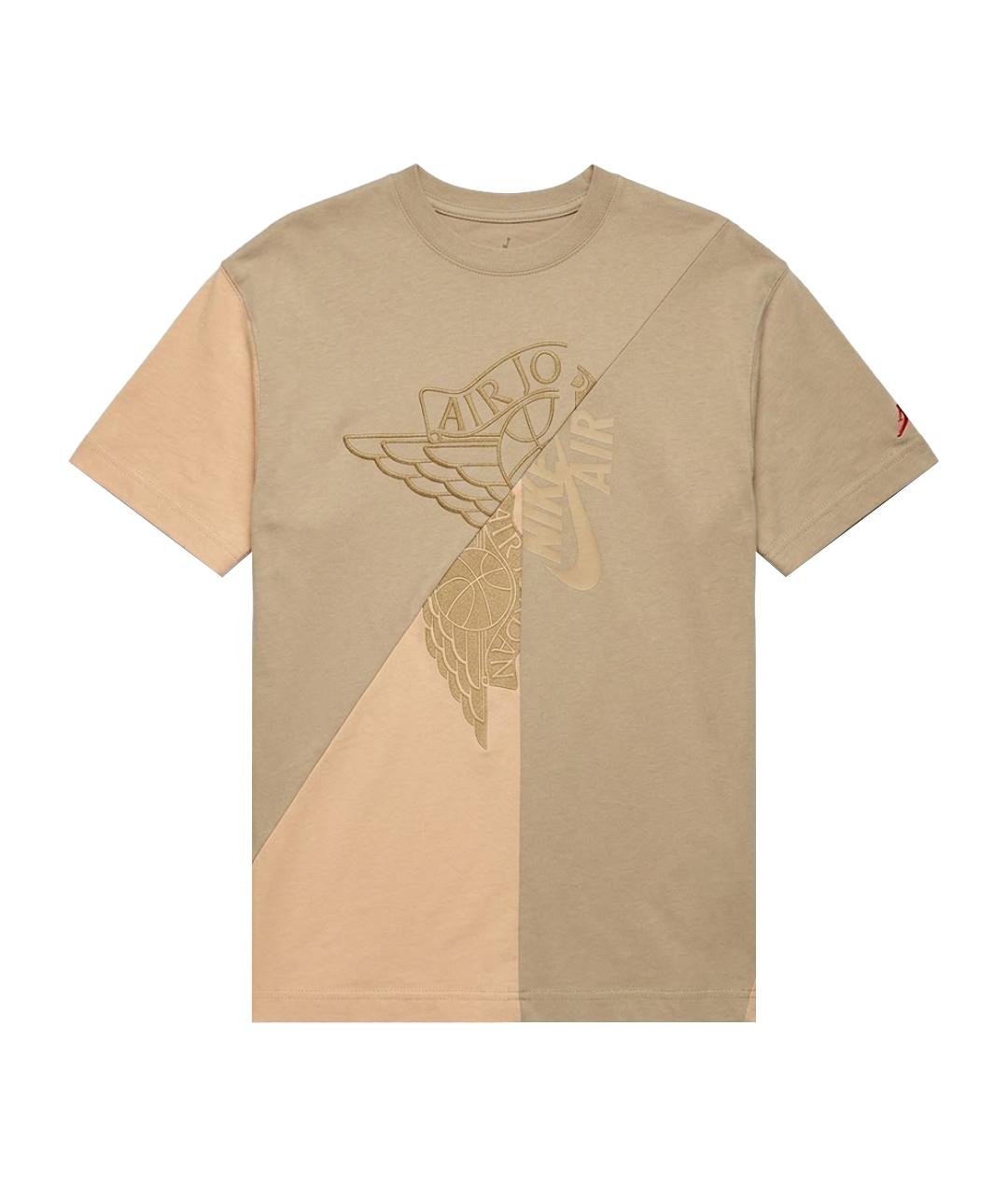 CACTUS JACK BY TRAVIS SCOTT Бежевая хлопковая футболка, фото 1
