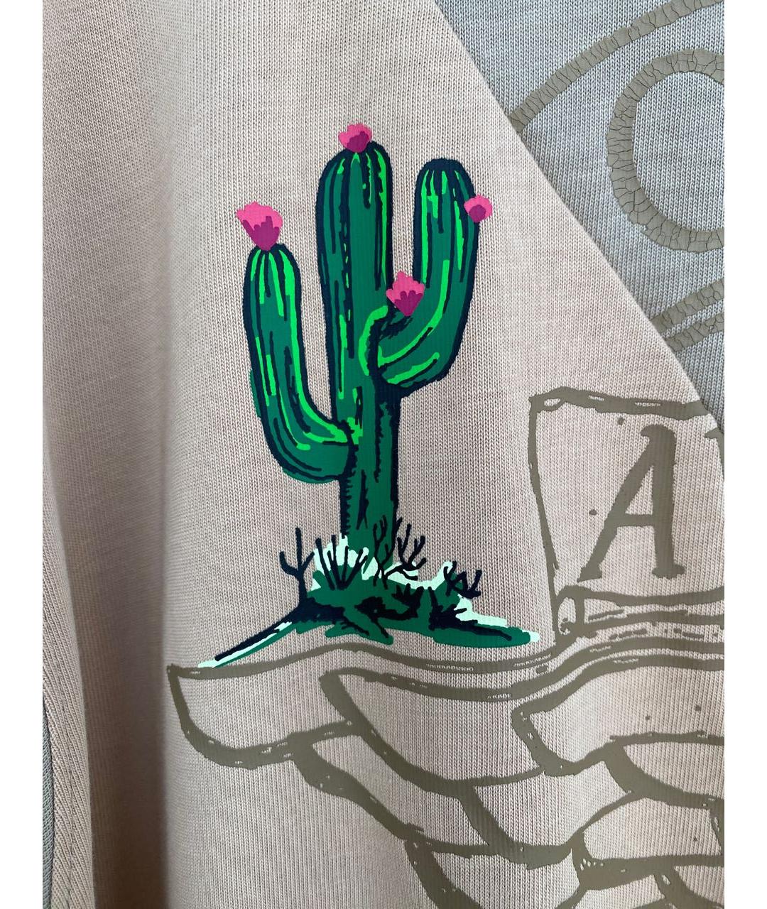 CACTUS JACK BY TRAVIS SCOTT Бежевая хлопковая футболка, фото 5