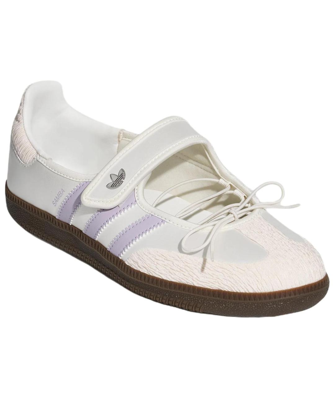 ADIDAS Белые кожаные туфли, фото 3