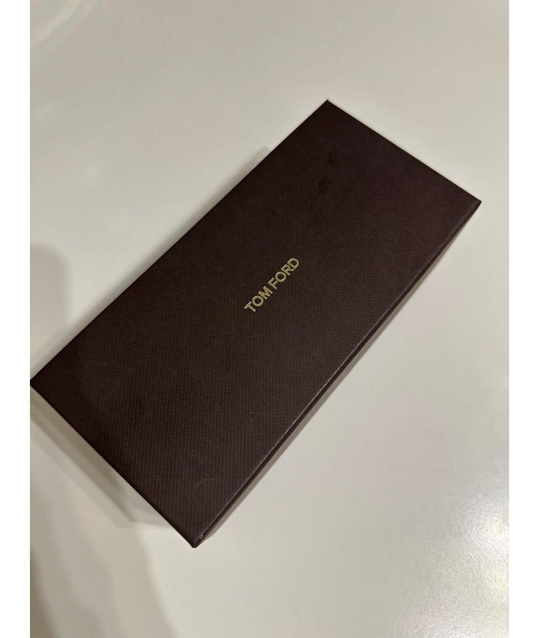 TOM FORD Коричневые пластиковые солнцезащитные очки, фото 4